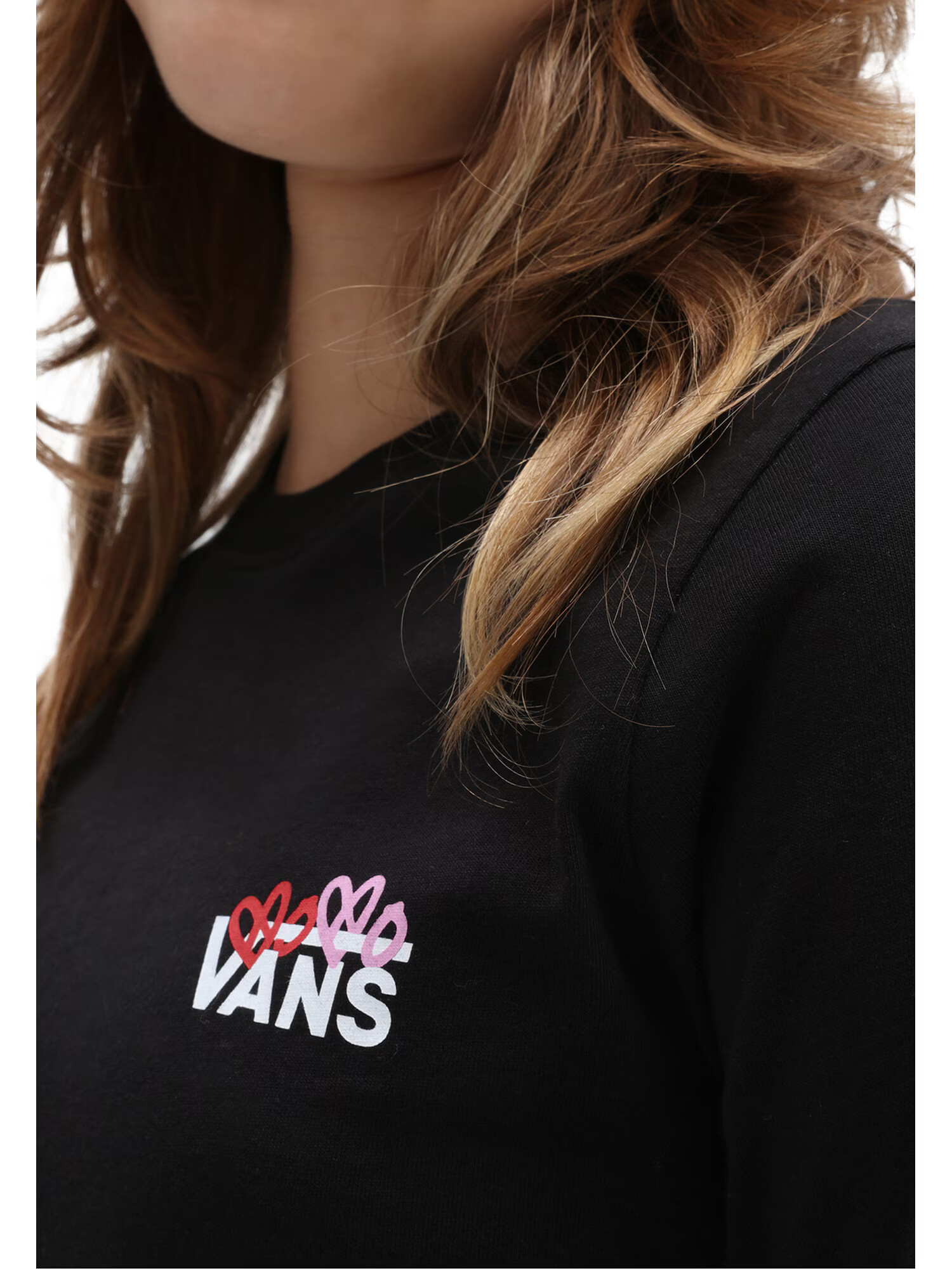 VANS Majica 'Valentines' roza / rdeča / črna - Pepit.si