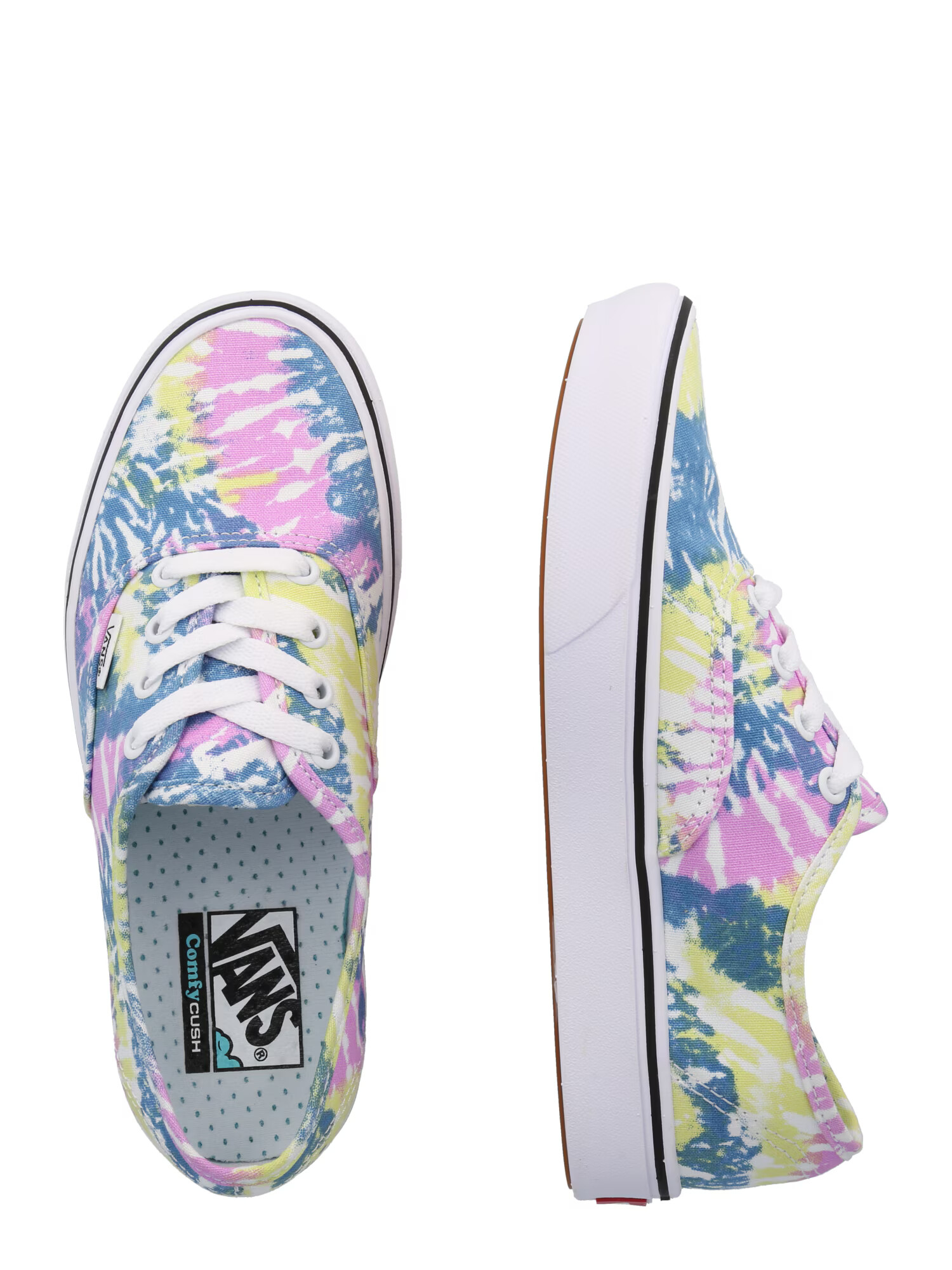 VANS Nizke superge 'ComfyCush Authentic' dimno modra / rumena / roza / bela - Pepit.si