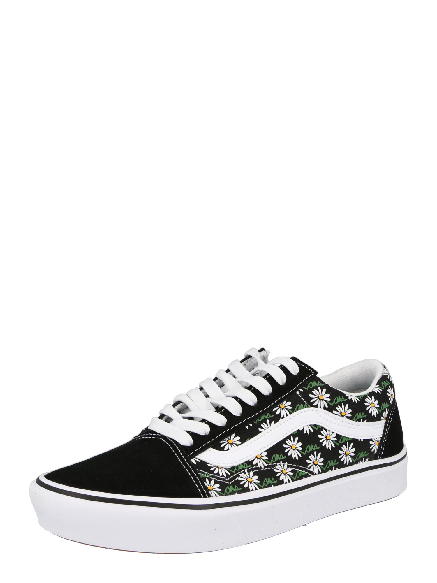 VANS Nizke superge 'ComfyCush Old Skool' off-bela / črna / zelena / rumena - Pepit.si