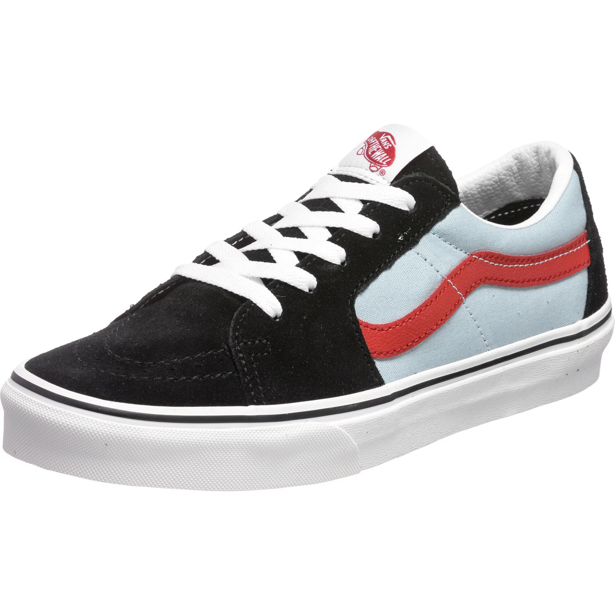 VANS Nizke superge črna / pastelno modra / bela / rdeča - Pepit.si