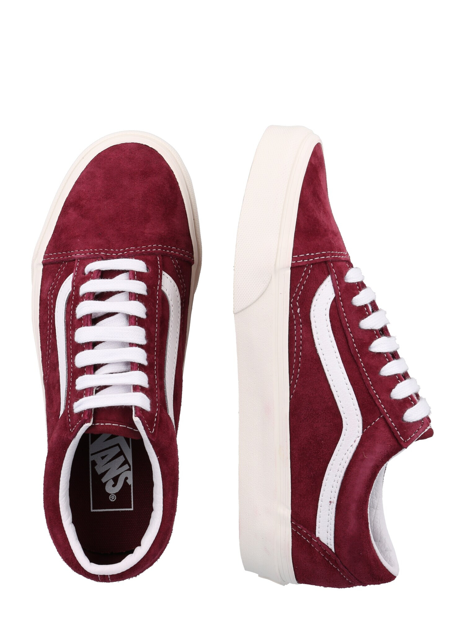 VANS Nizke superge 'Old Skool' burgund / bela - Pepit.si