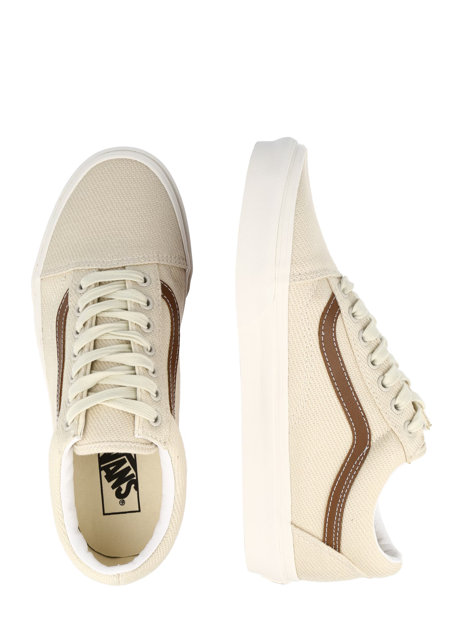 VANS Nizke superge 'Old Skool' kremna / rjava - Pepit.si