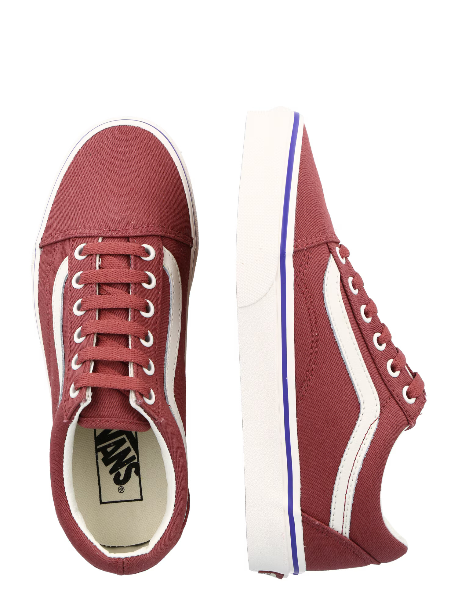 VANS Nizke superge 'Old Skool' krvavo rdeča / bela - Pepit.si