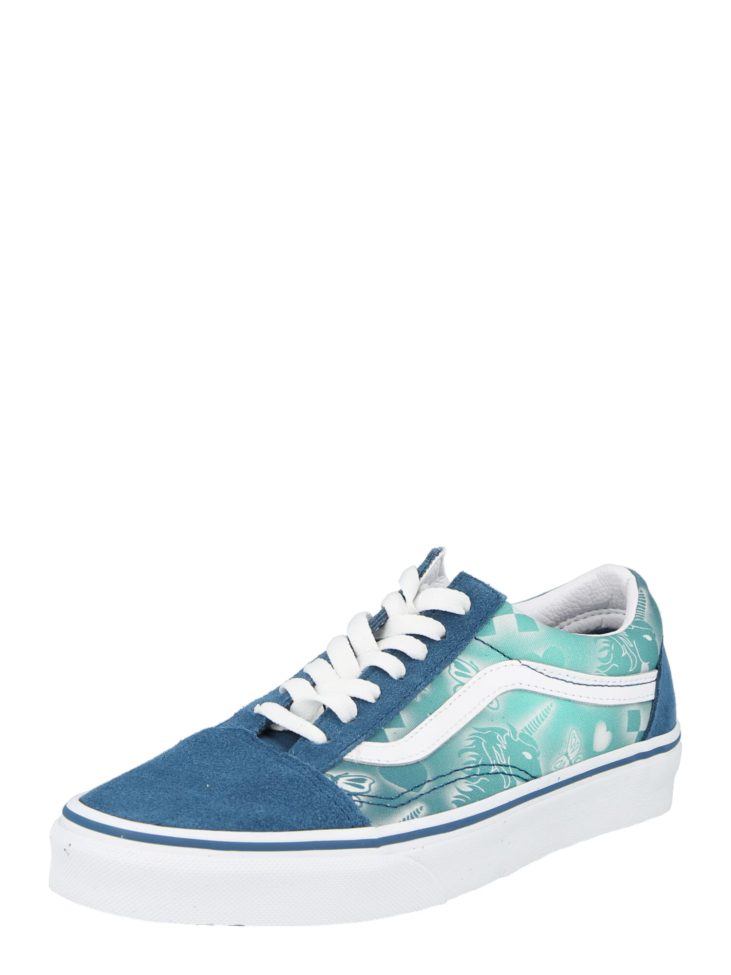 VANS Nizke superge 'Old Skool' marine / turkizna / bela - Pepit.si