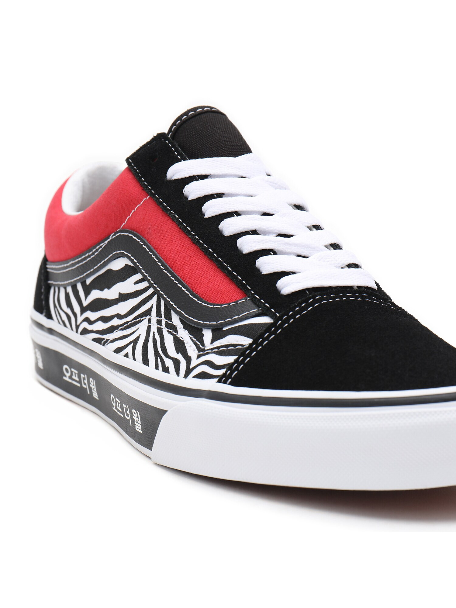 VANS Nizke superge 'Old Skool' rdeča / črna / bela - Pepit.si