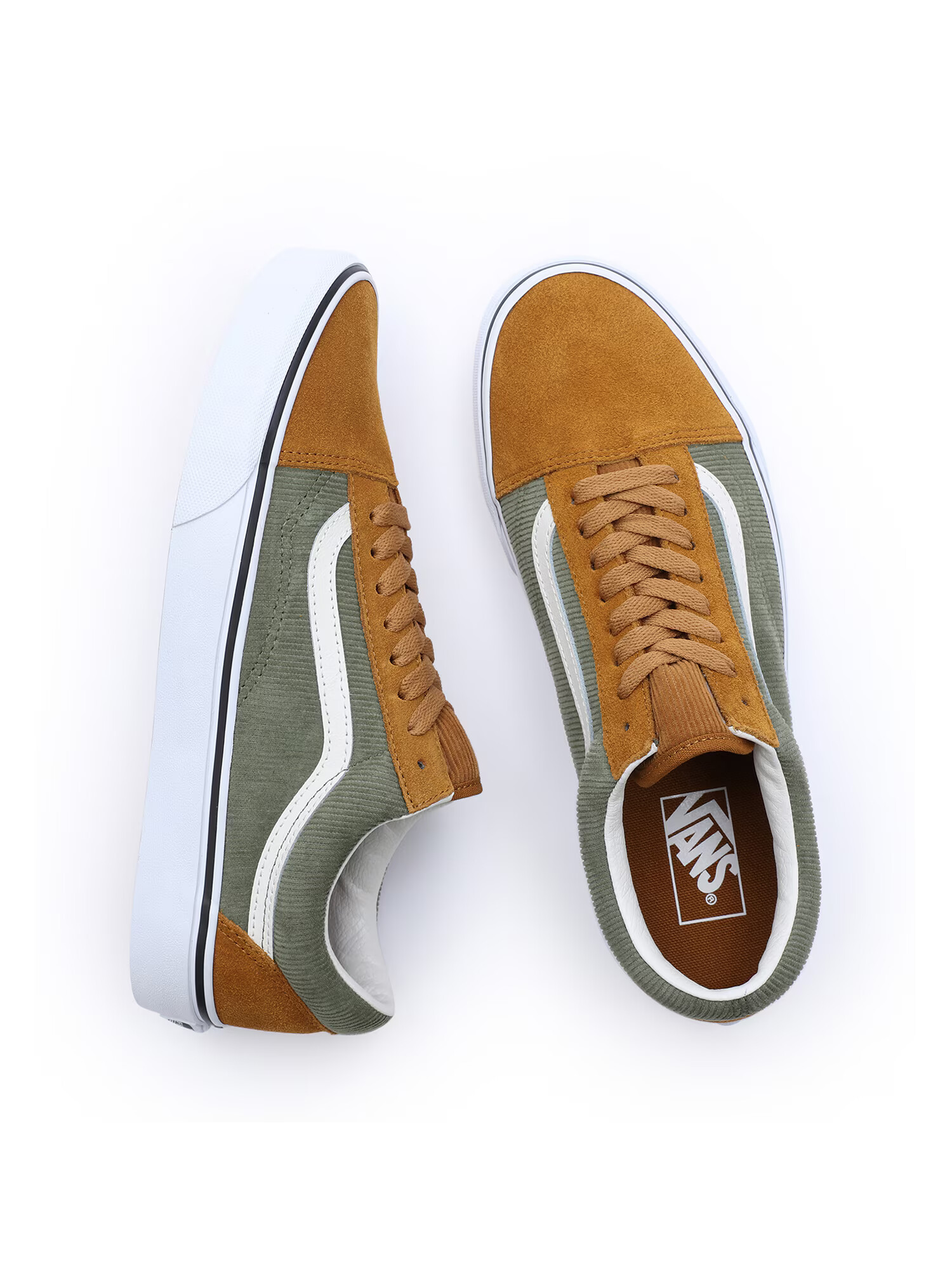 VANS Nizke superge 'Old Skool' rjava / siva / bela - Pepit.si