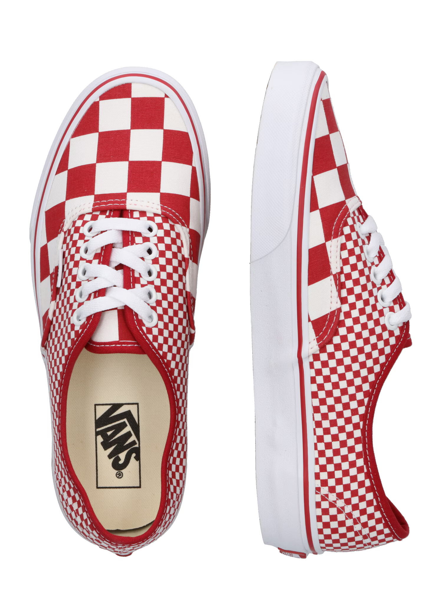 VANS Nizke superge 'UA Authentic' rdeča / bela - Pepit.si