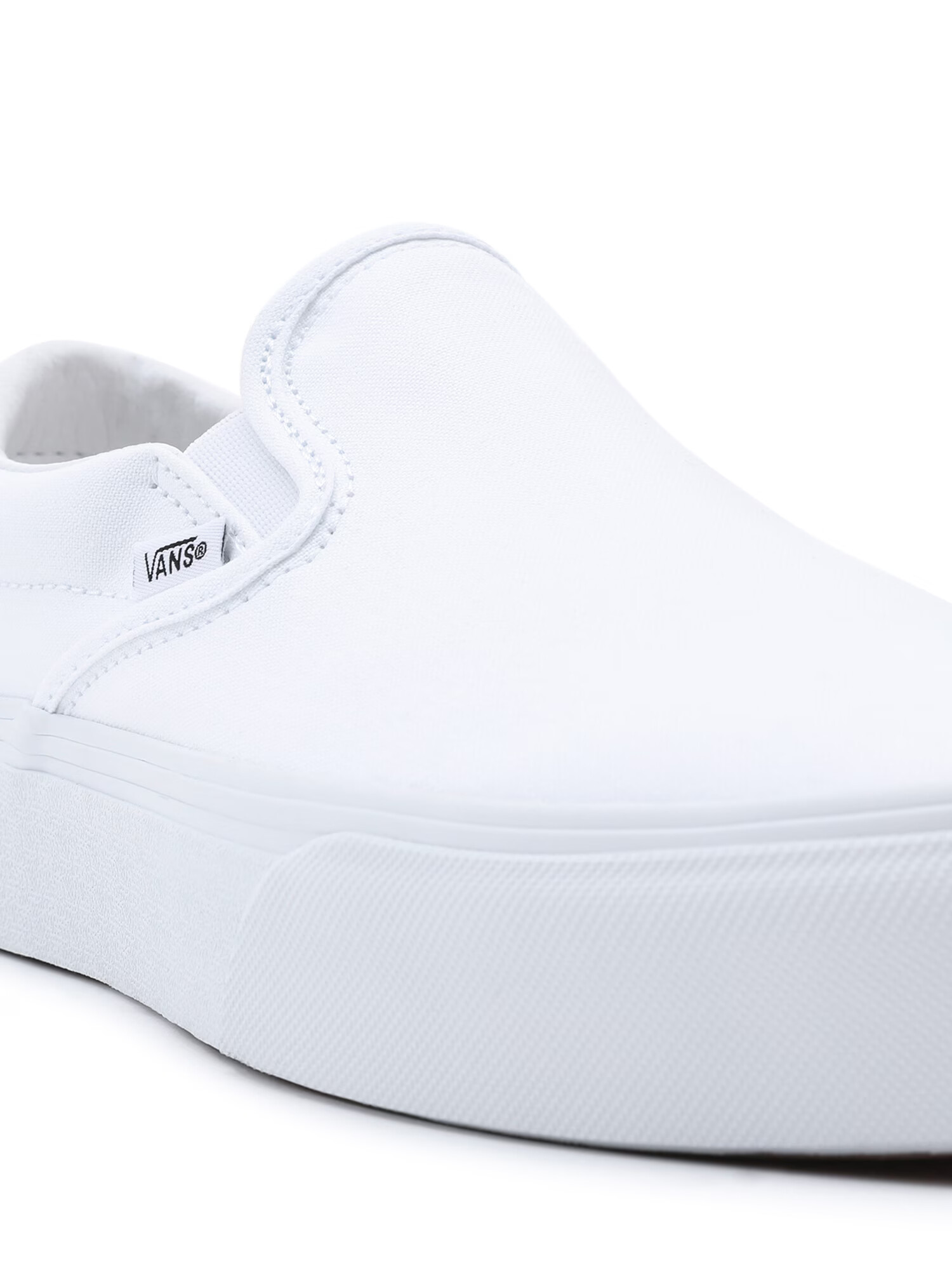 VANS Natikač 'UA Classic Slip-On Platform' bela - Pepit.si