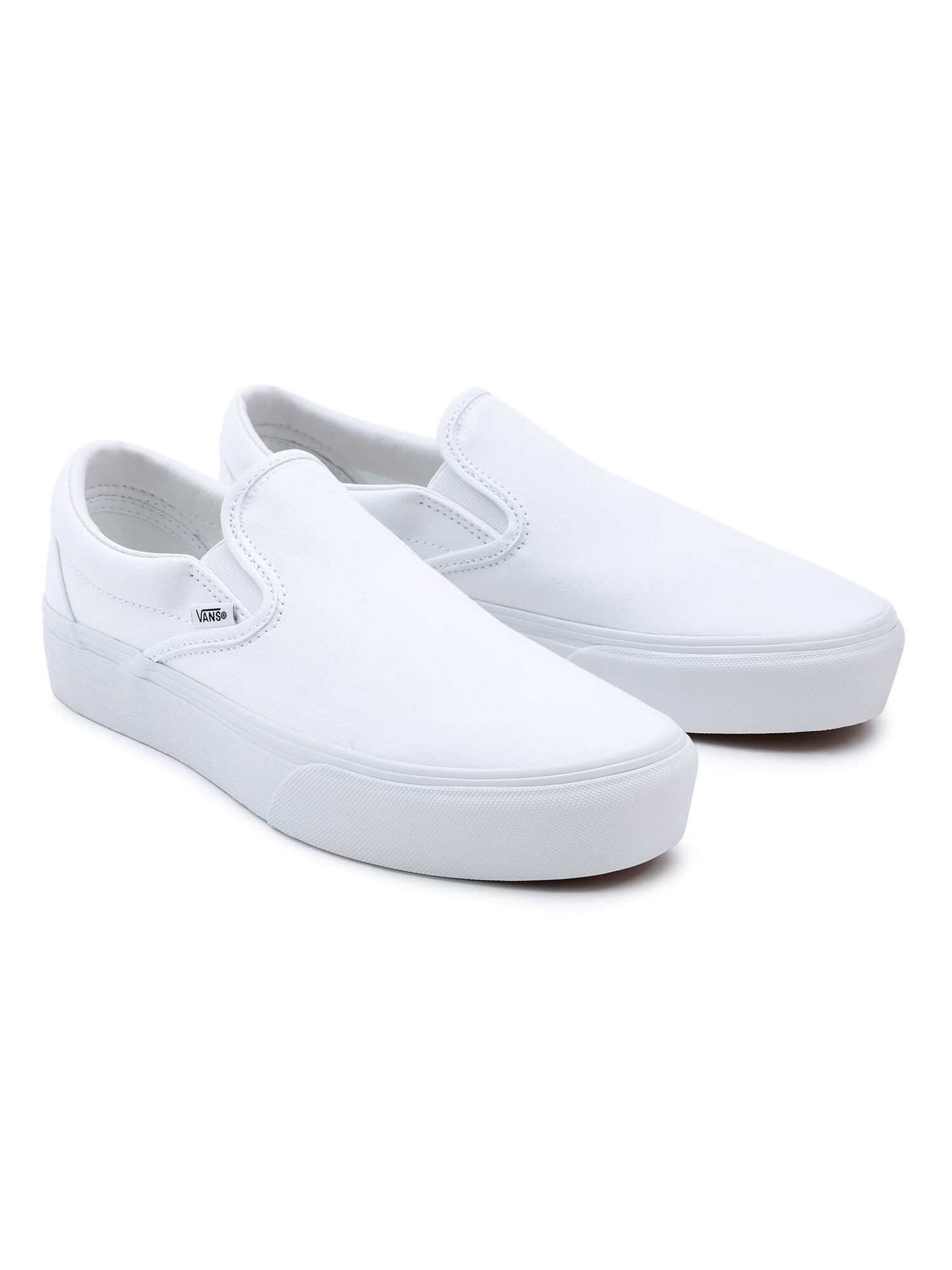 VANS Natikač 'UA Classic Slip-On Platform' bela - Pepit.si