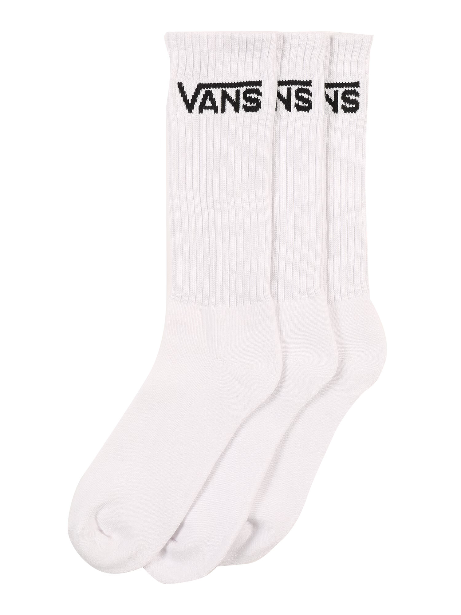 VANS Nogavice 'classic crew' črna / bela - Pepit.si