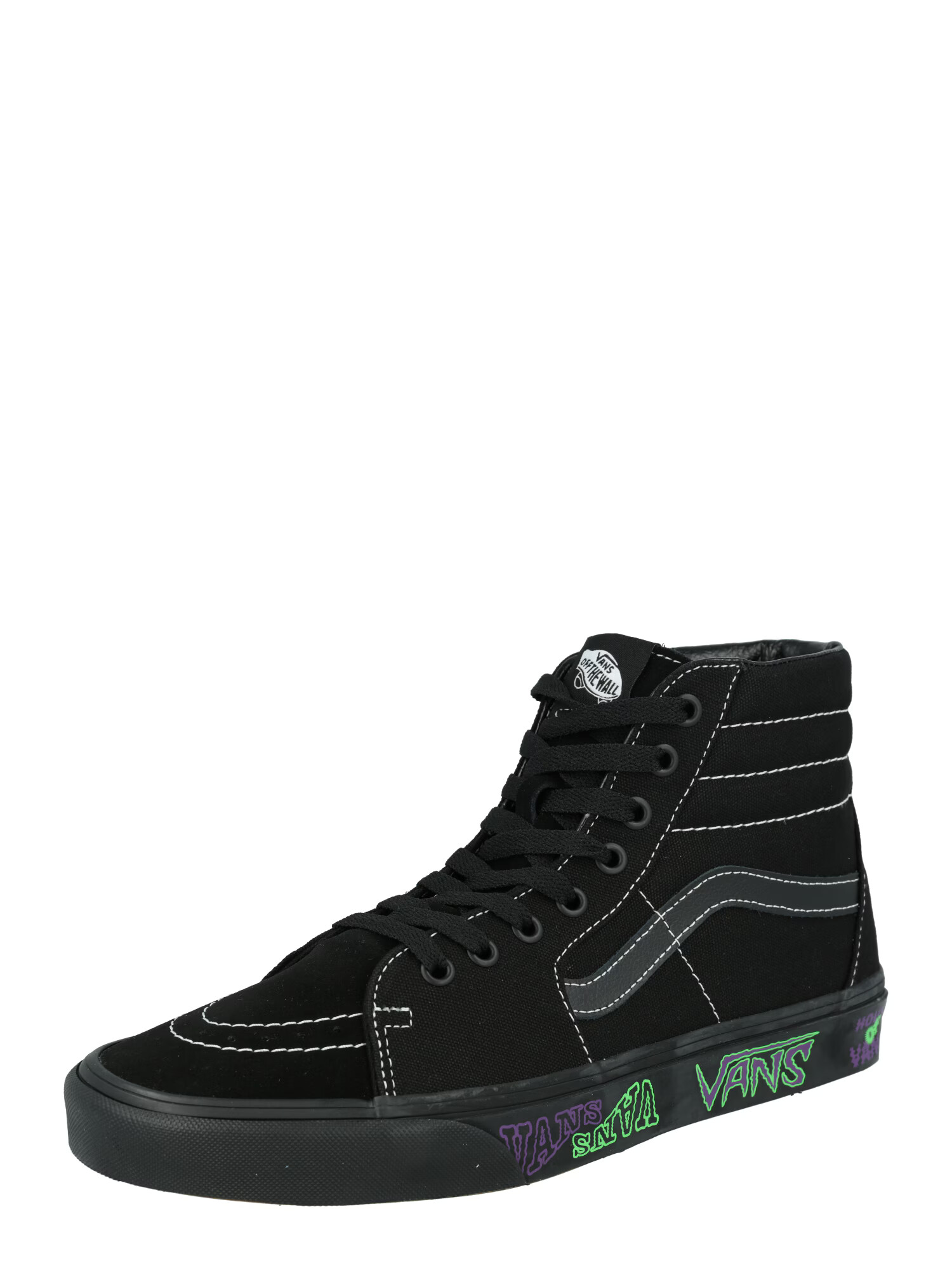 VANS Visoke superge neonsko zelena / lila / črna / bela - Pepit.si