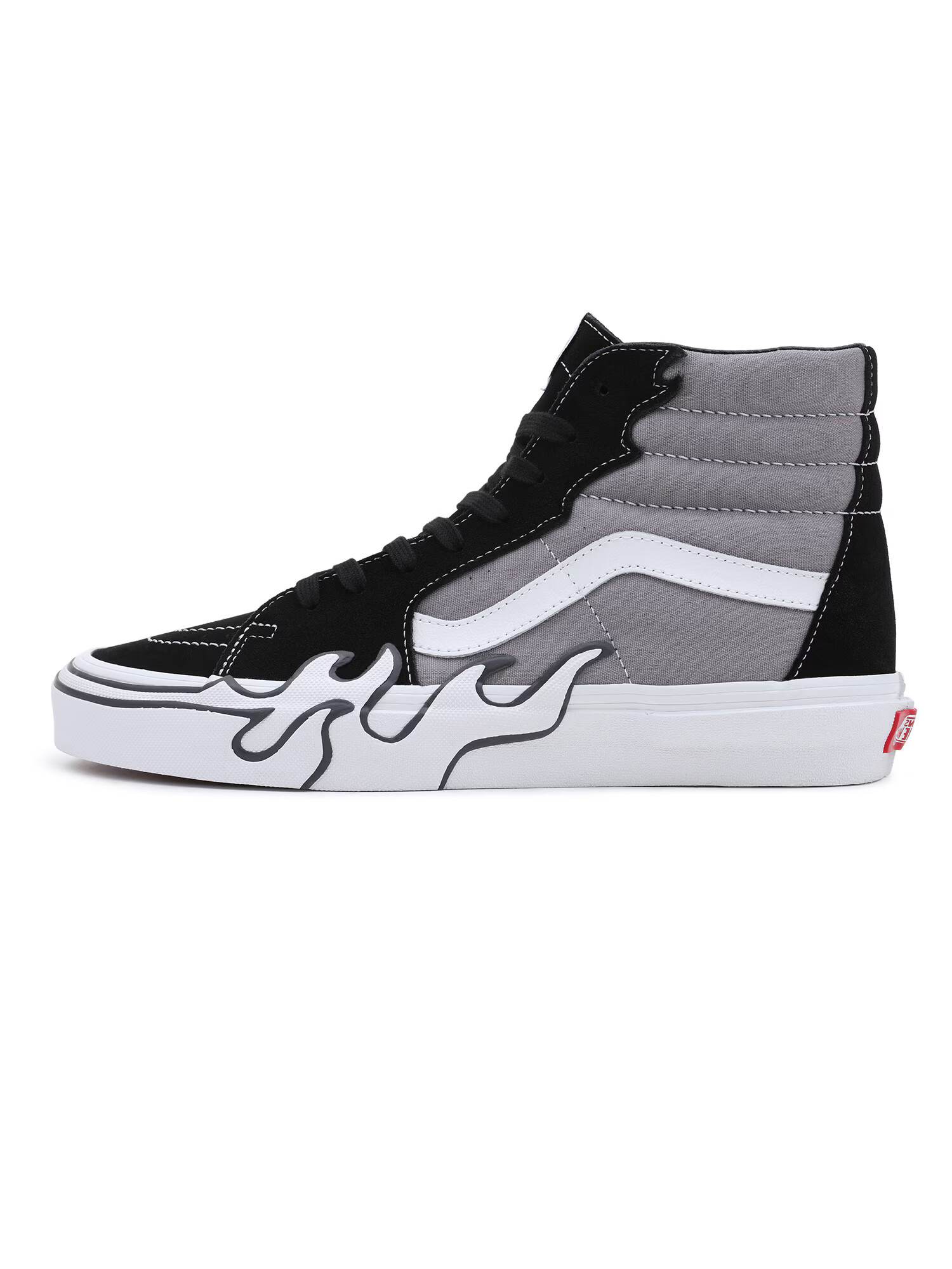 VANS Visoke superge siva / črna / bela - Pepit.si