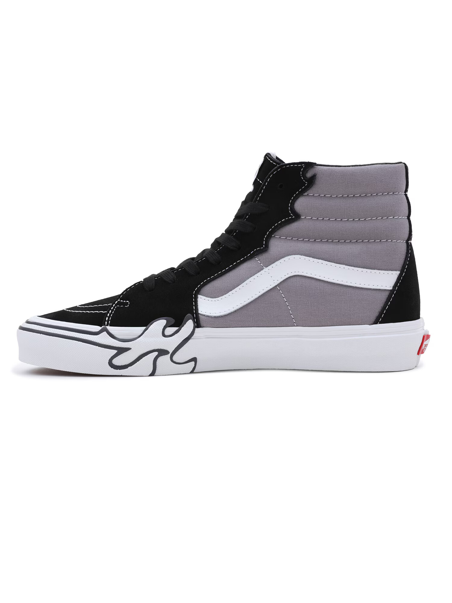 VANS Visoke superge siva / črna / bela - Pepit.si