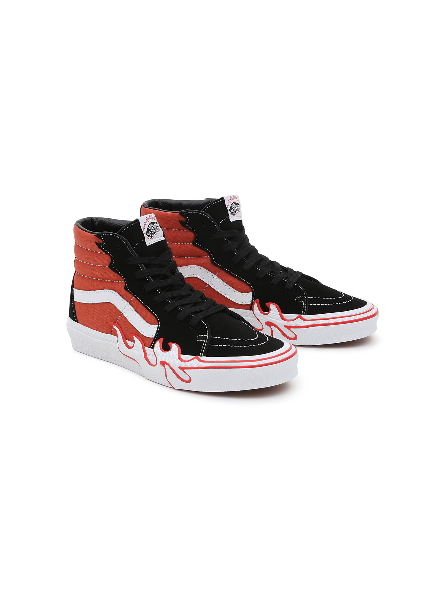 VANS Visoke superge 'SK8-Hi Flame' oker / črna / bela - Pepit.si