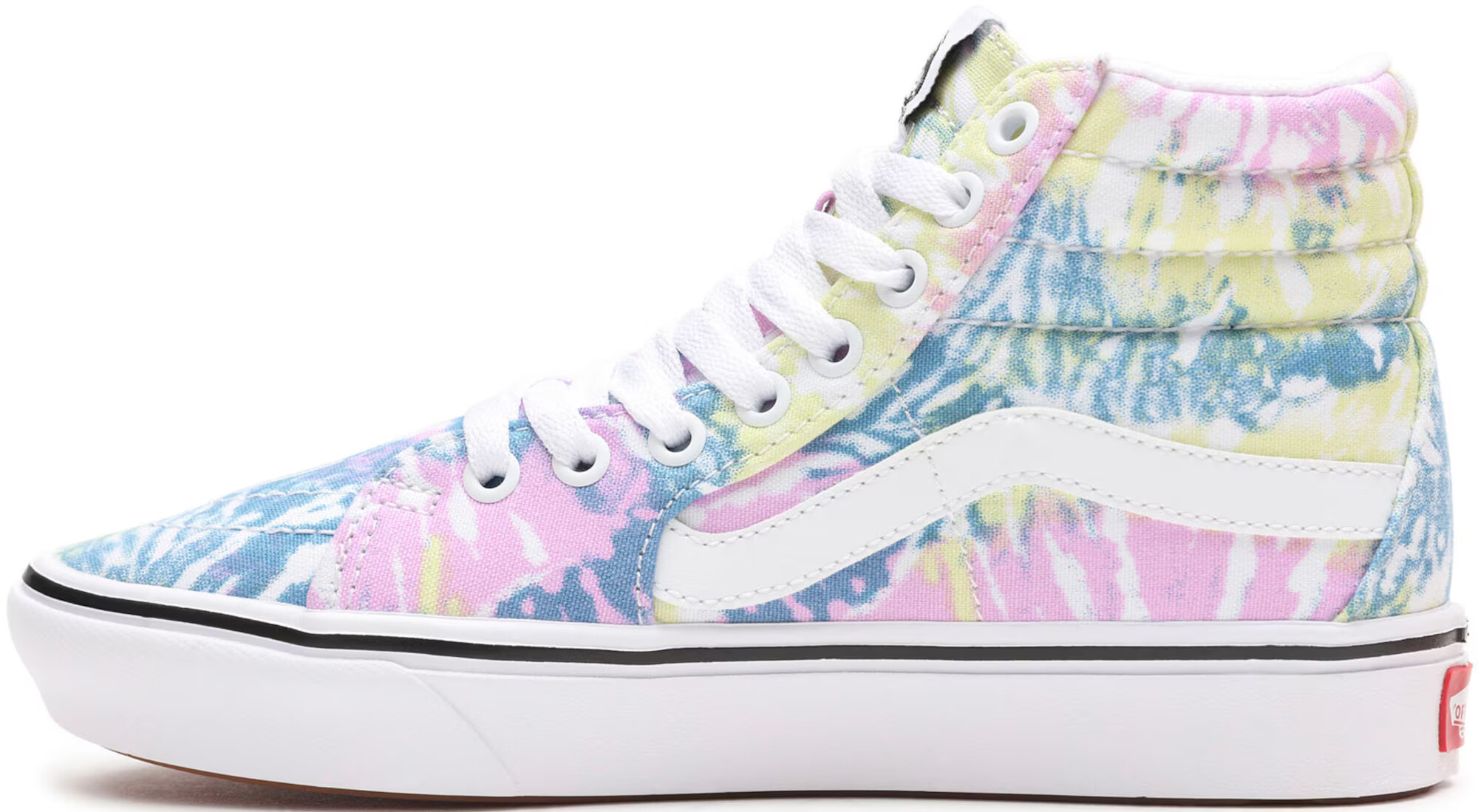 VANS Visoke superge 'UA ComfyCush SK8-Hi' modra / svetlo rumena / roza - Pepit.si