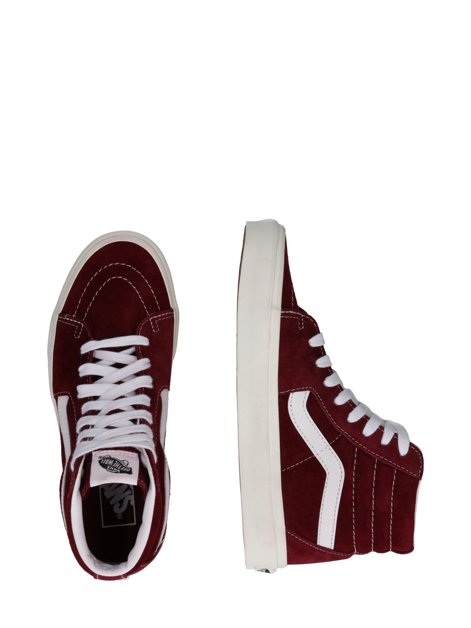 VANS Visoke superge 'UA SK8-Hi' krvavo rdeča / bela - Pepit.si