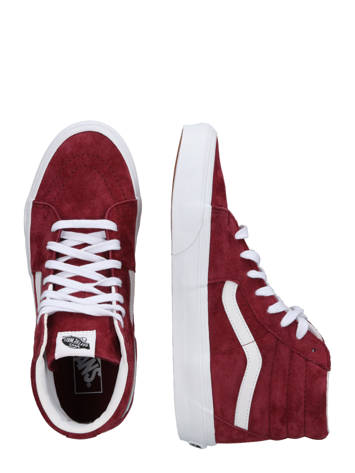 VANS Visoke superge 'UA SK8-Hi' vinsko rdeča / bela - Pepit.si