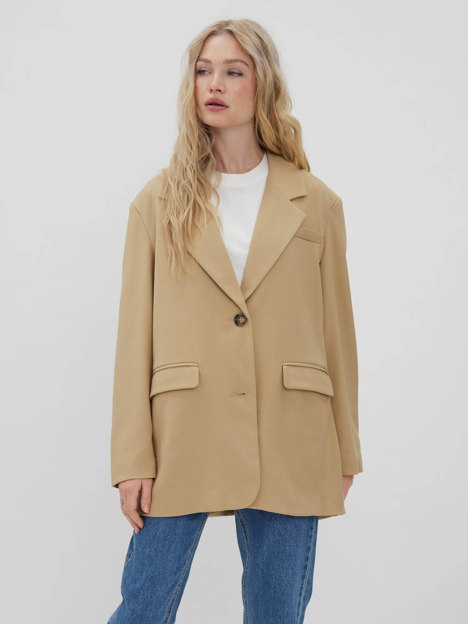 VERO MODA Blazer 'Josefine' bež - Pepit.si