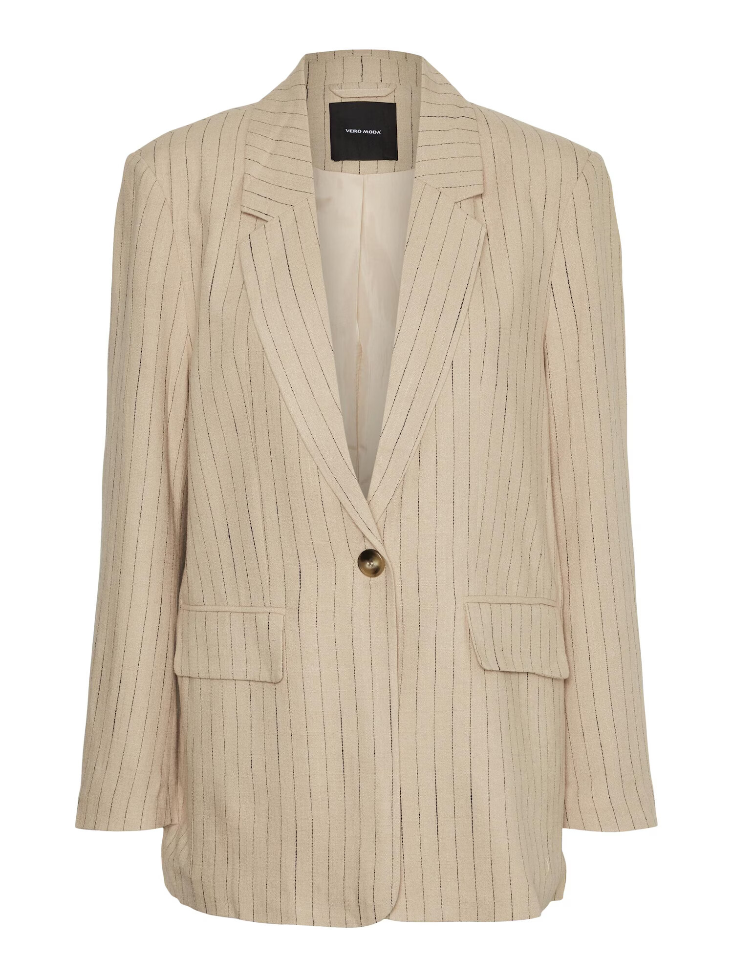 VERO MODA Blazer kremna / rjava - Pepit.si