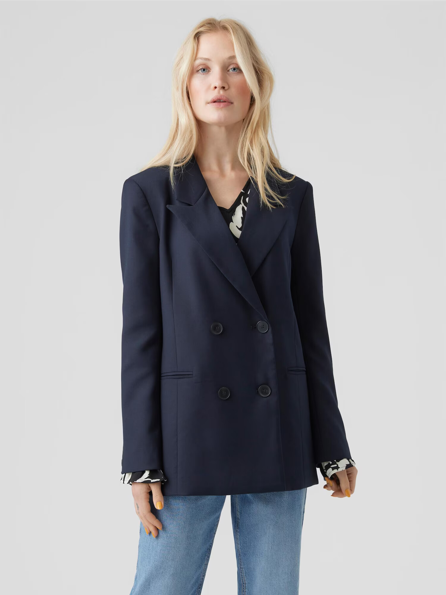 VERO MODA Blazer 'NIMLEA' nočno modra - Pepit.si