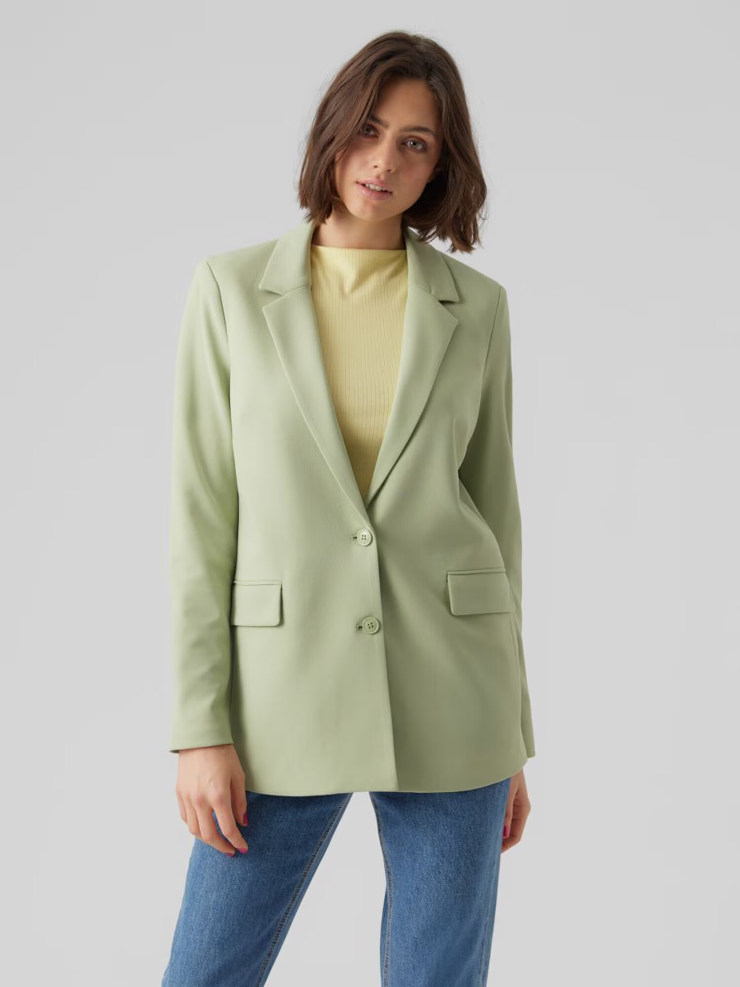 VERO MODA Blazer pastelno zelena - Pepit.si