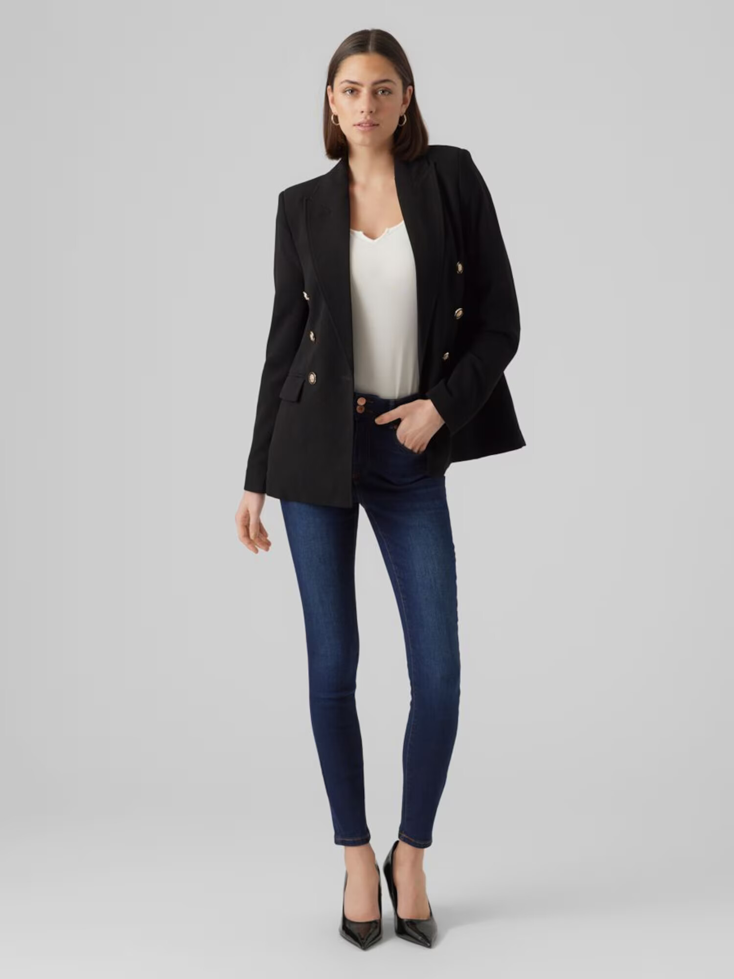 VERO MODA Blazer 'Sivsita' črna - Pepit.si