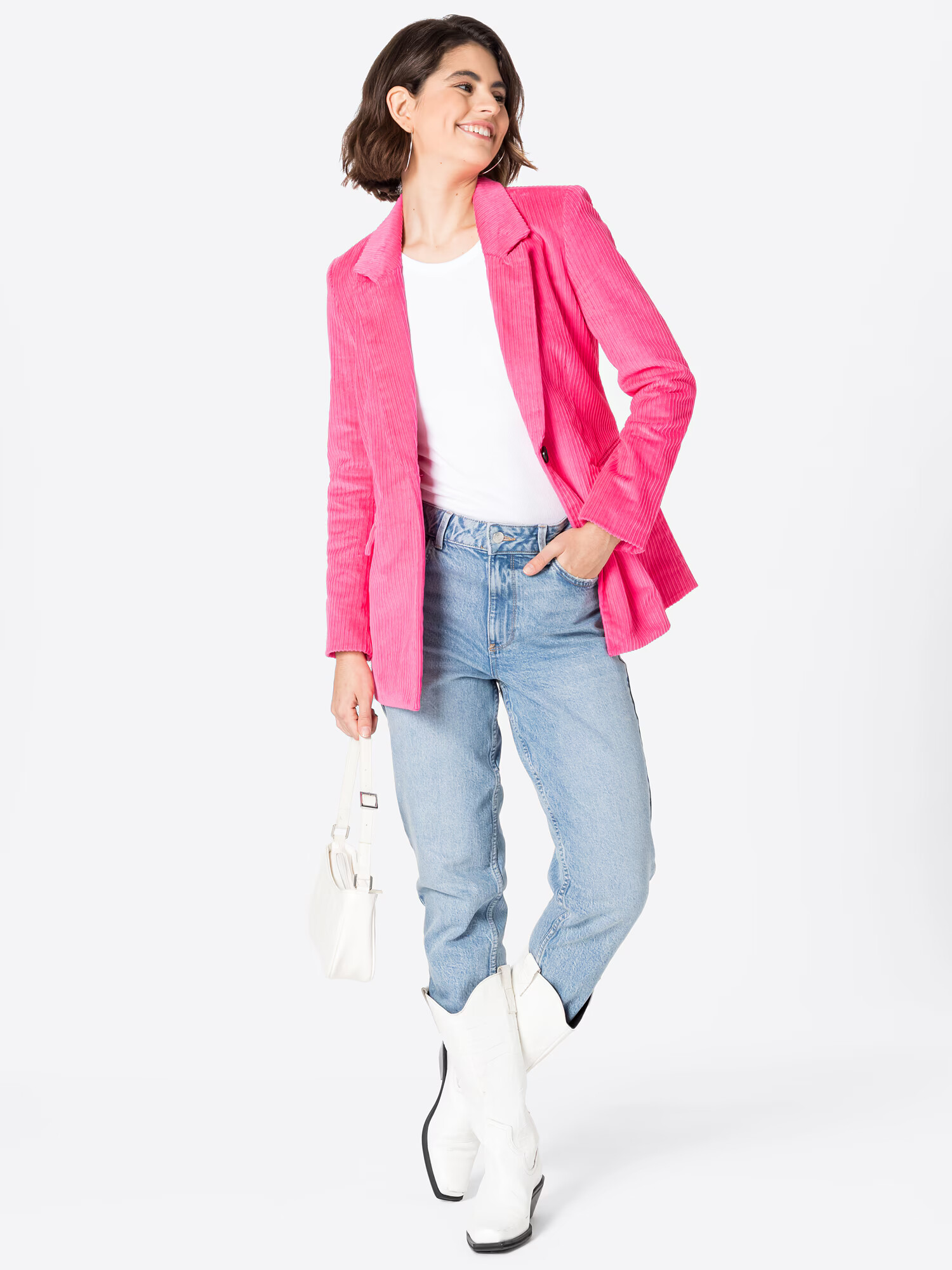 VERO MODA Blazer 'TATIANA' neonsko roza - Pepit.si