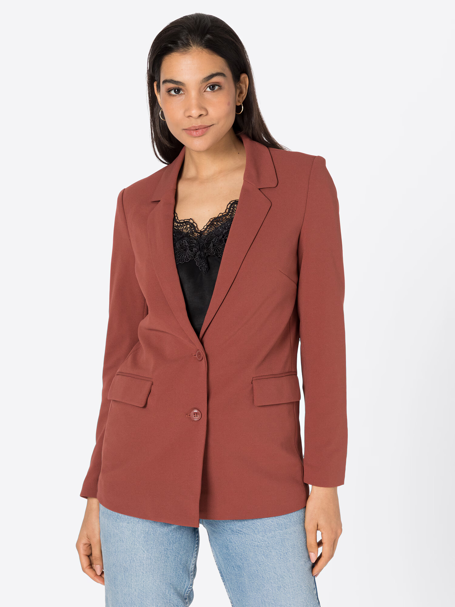 VERO MODA Blazer 'Zamira' rjasto rjava - Pepit.si