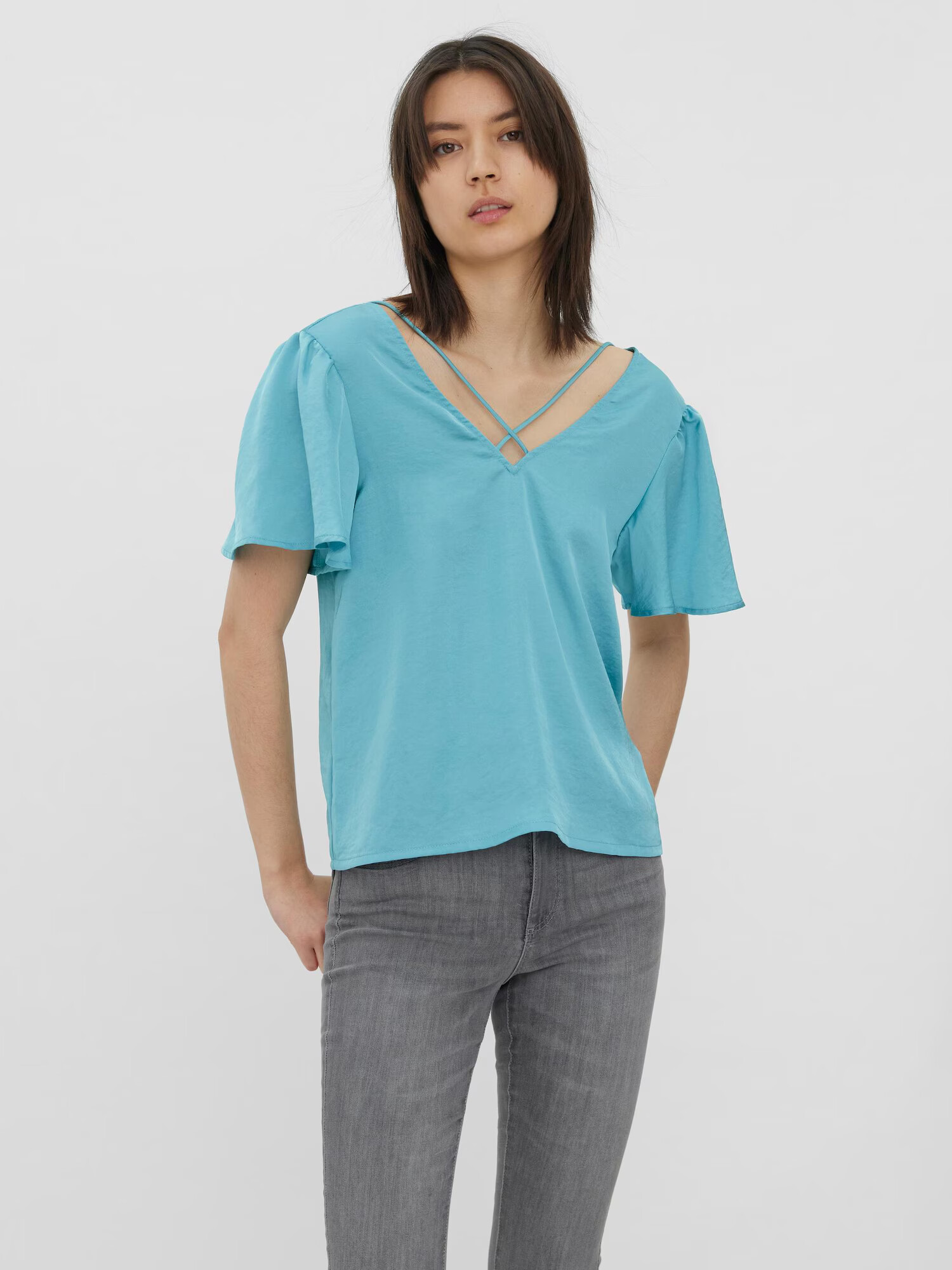 VERO MODA Bluza 'Anny' modra - Pepit.si