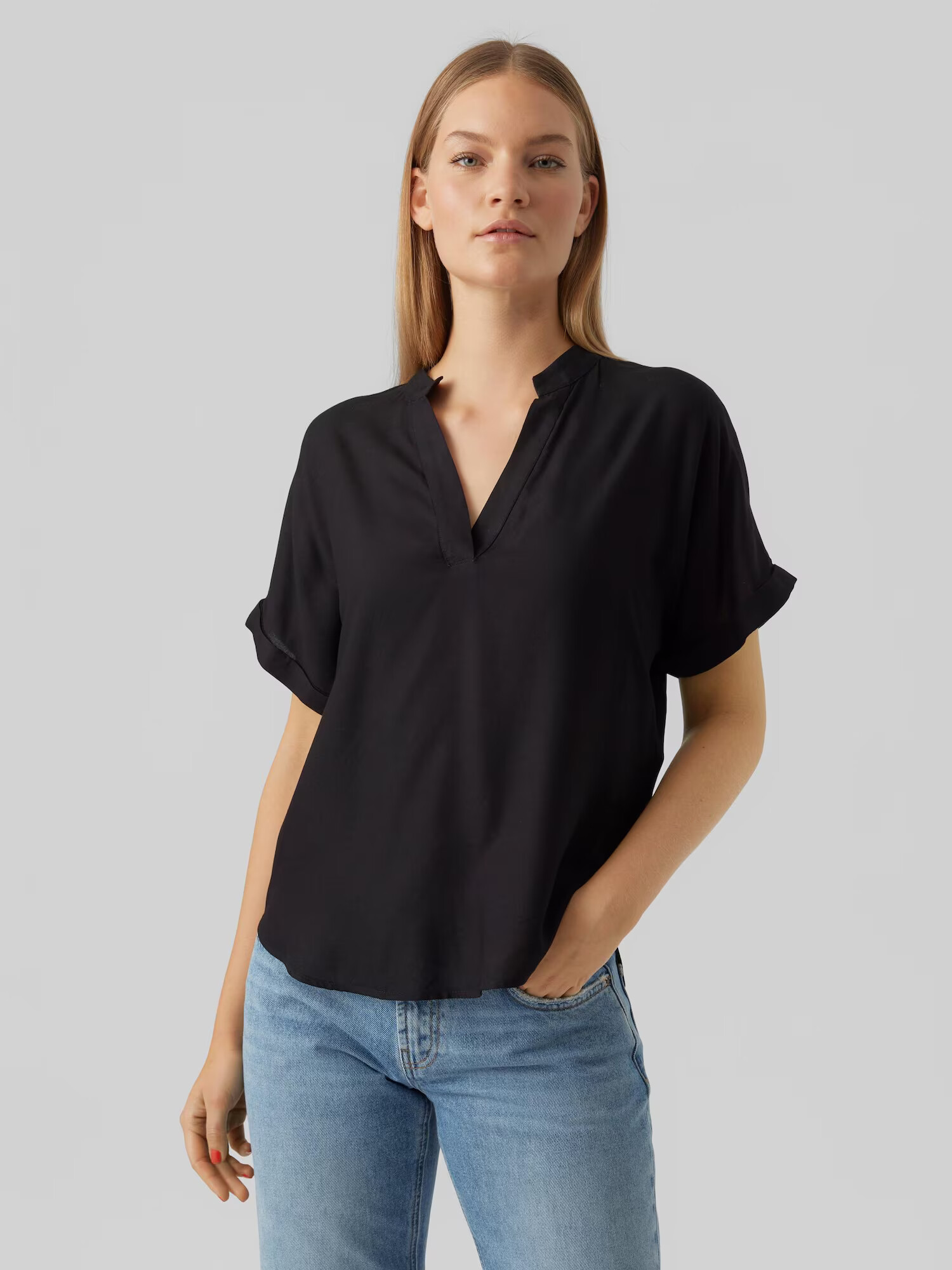 VERO MODA Bluza 'Beauty' črna - Pepit.si