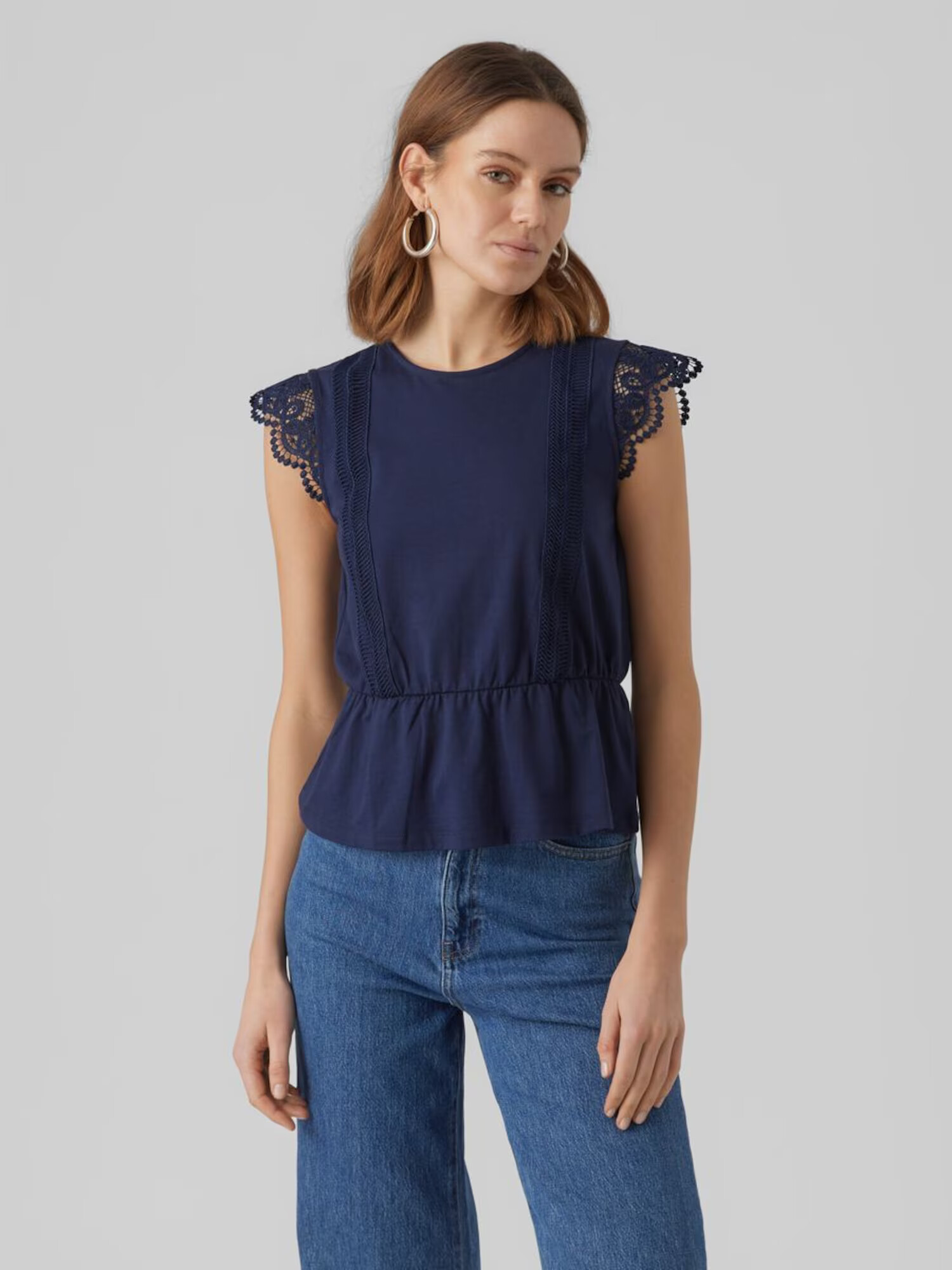 VERO MODA Bluza 'CAIA' mornarska - Pepit.si