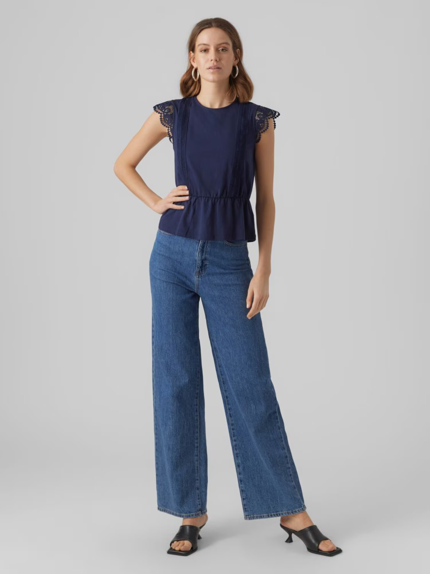 VERO MODA Bluza 'CAIA' mornarska - Pepit.si