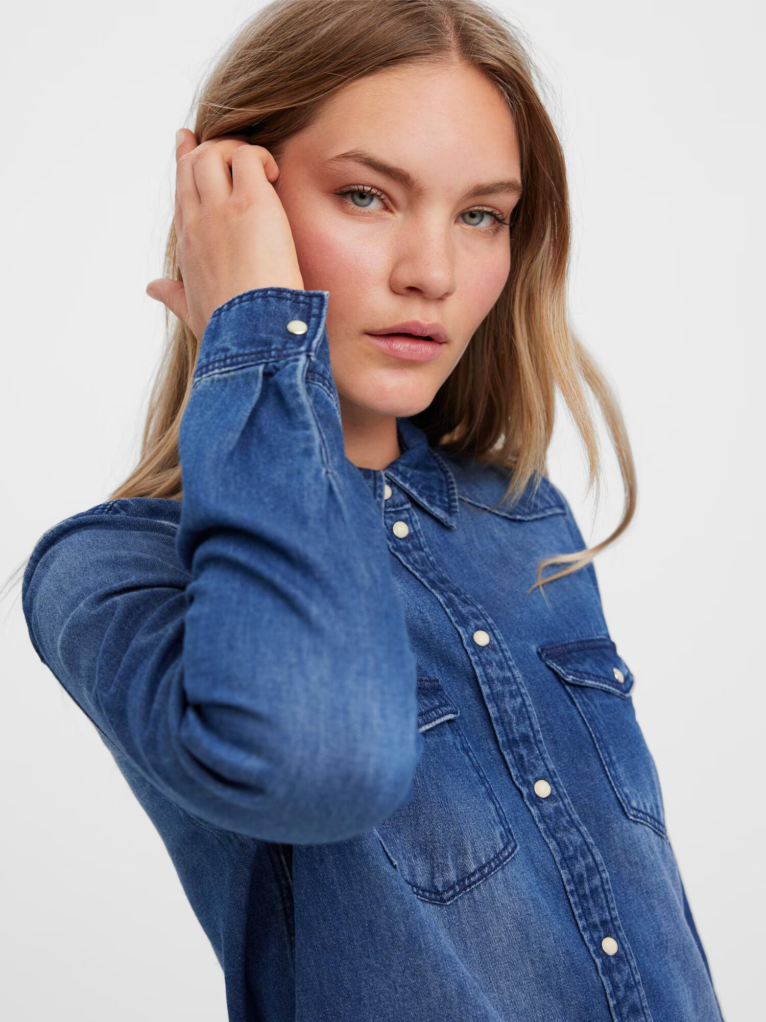 VERO MODA Bluza 'Maria' moder denim - Pepit.si