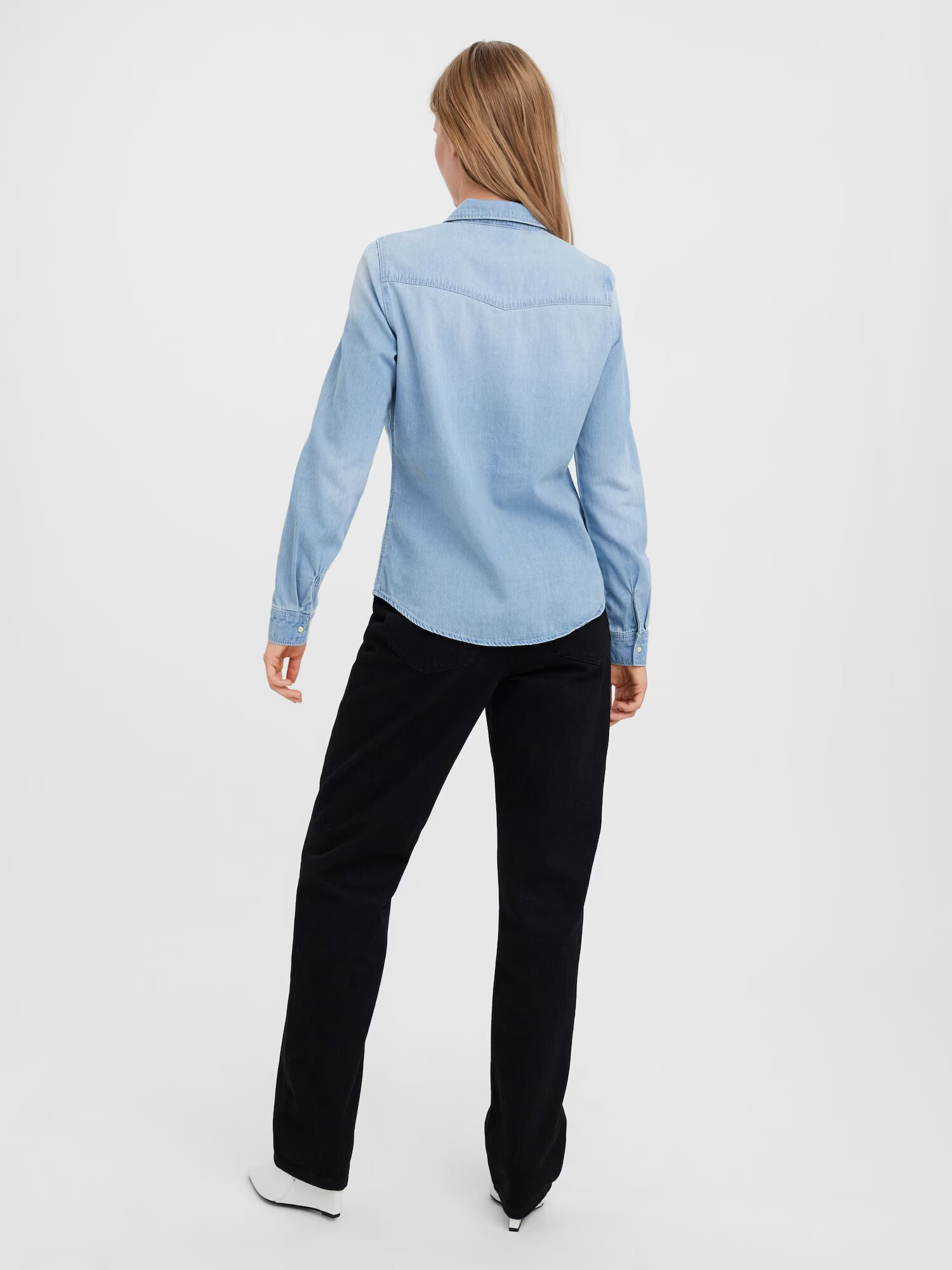 VERO MODA Bluza 'Maria' moder denim - Pepit.si