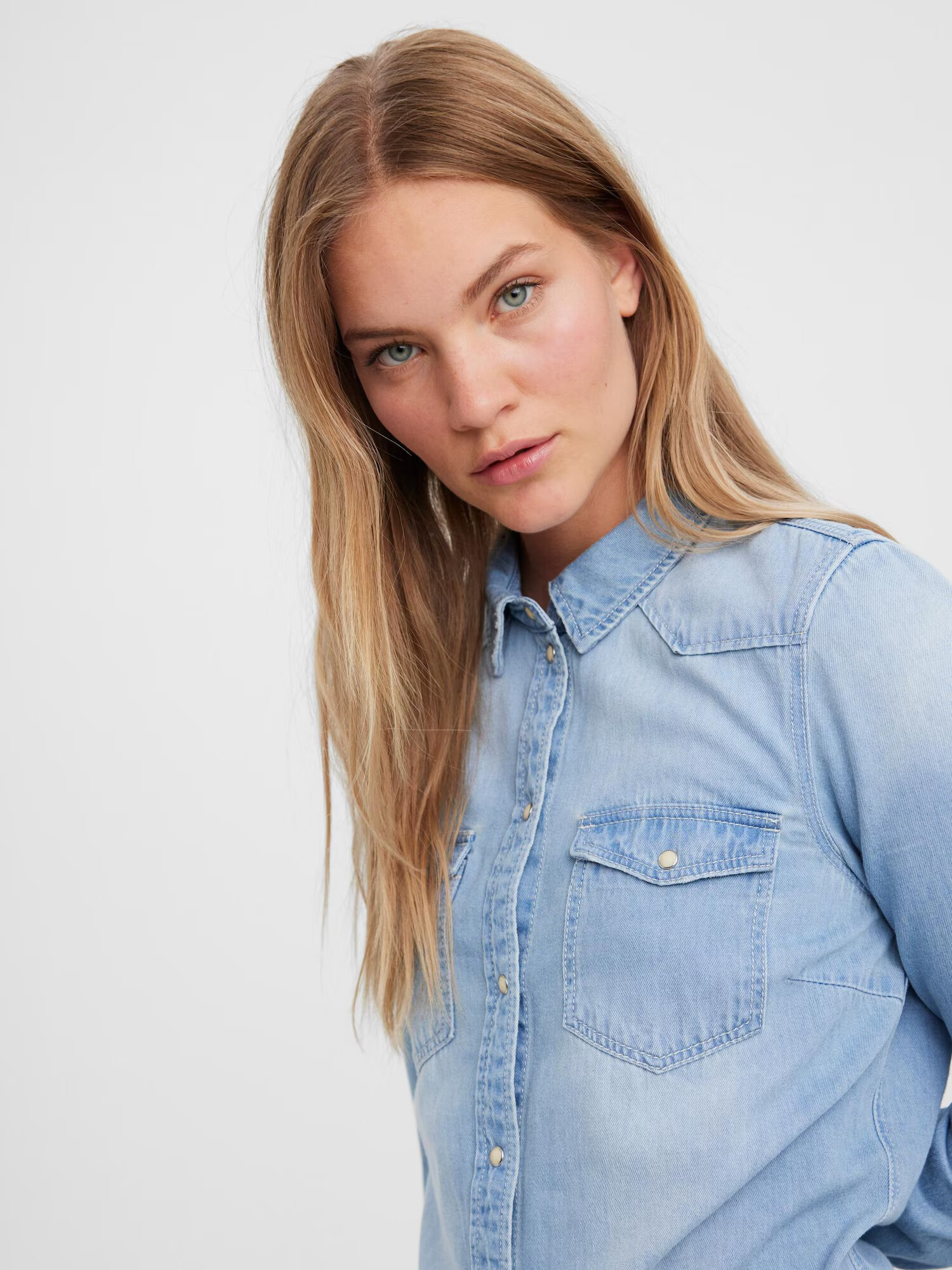 VERO MODA Bluza 'Maria' moder denim - Pepit.si