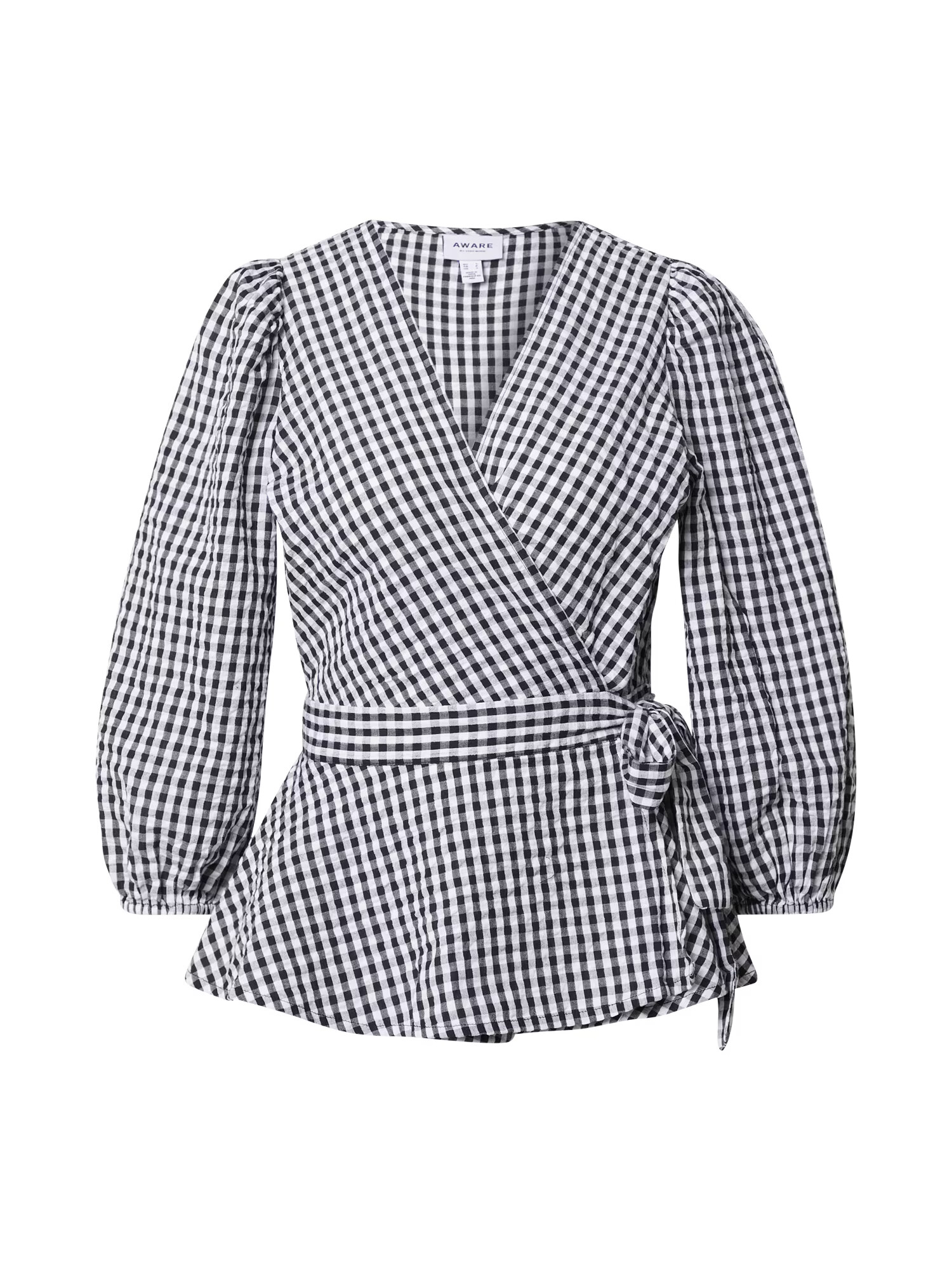 VERO MODA Bluza 'OLINE' bela / črna - Pepit.si