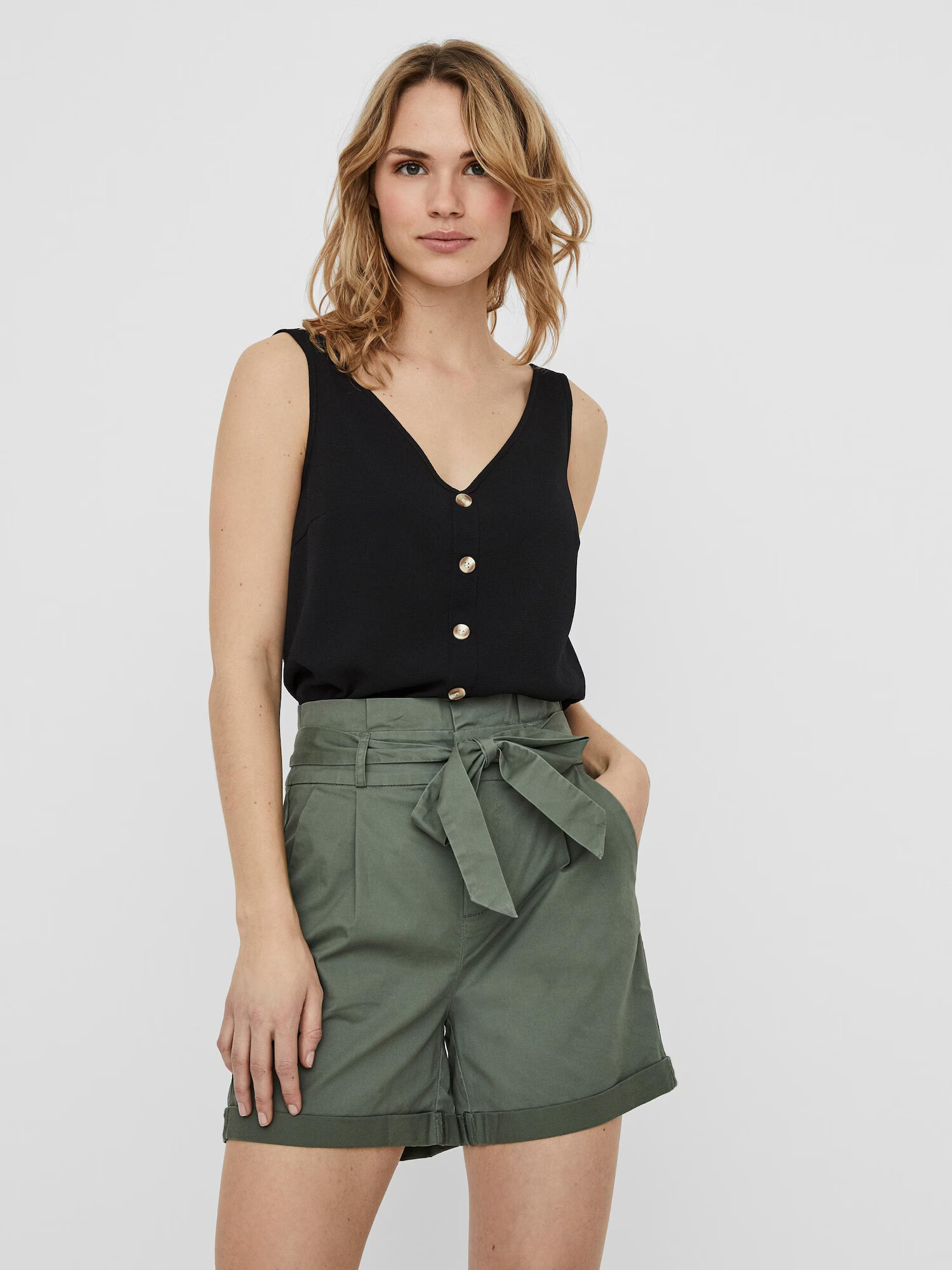 VERO MODA Bluza 'Sasha' črna - Pepit.si