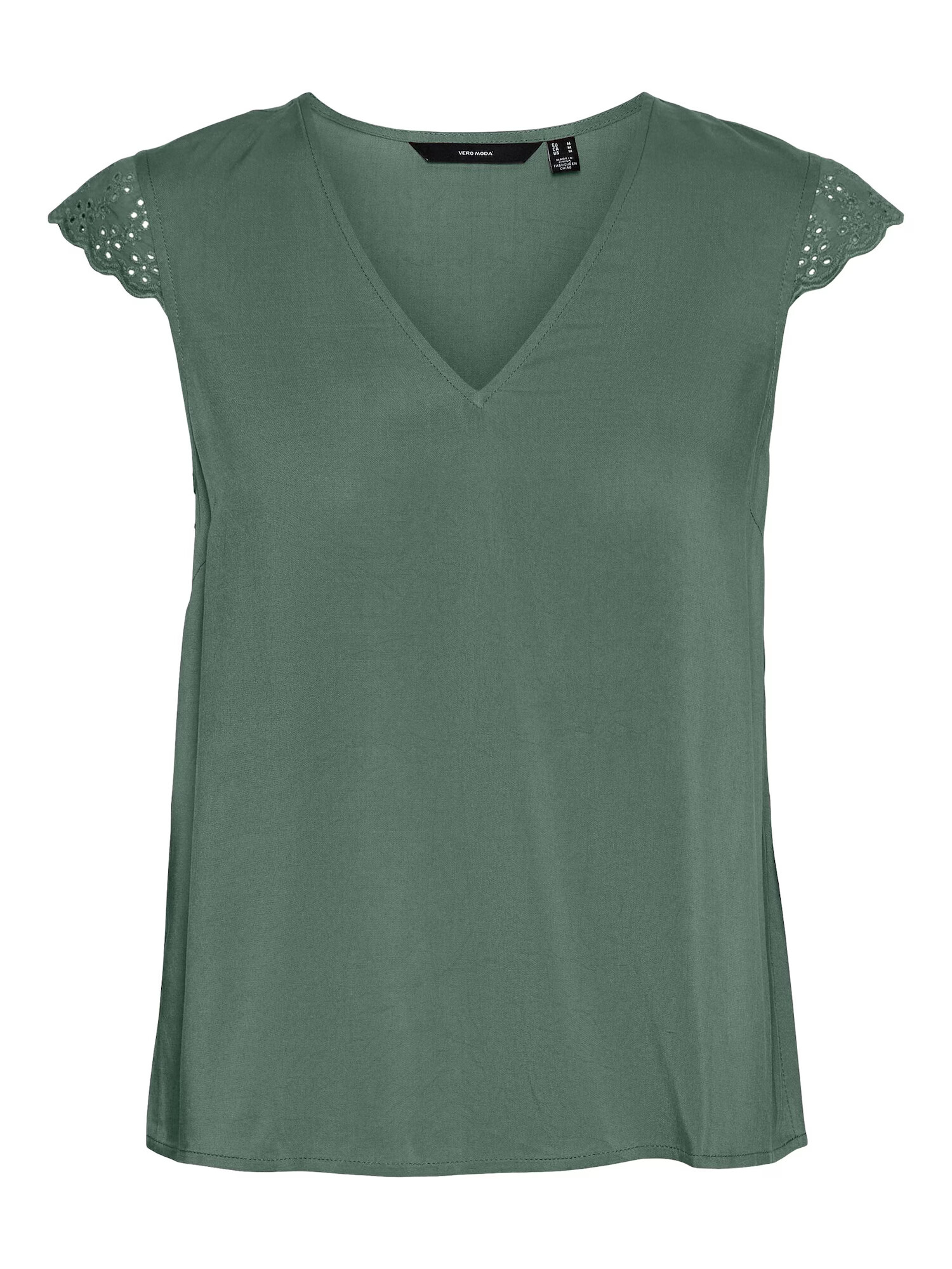 VERO MODA Bluza 'Vica' zelena - Pepit.si