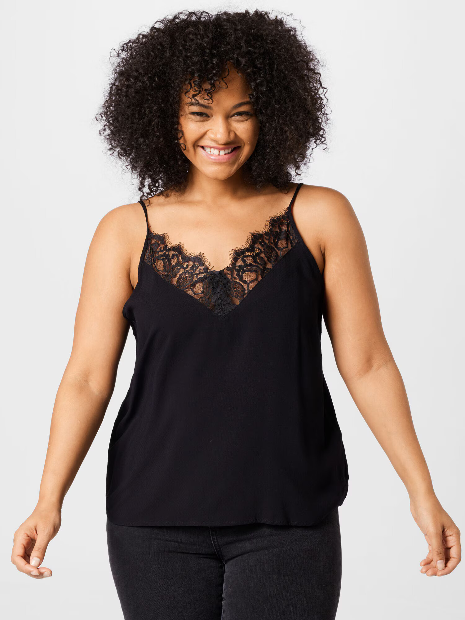 Vero Moda Curve Top 'BEATRIX' črna - Pepit.si