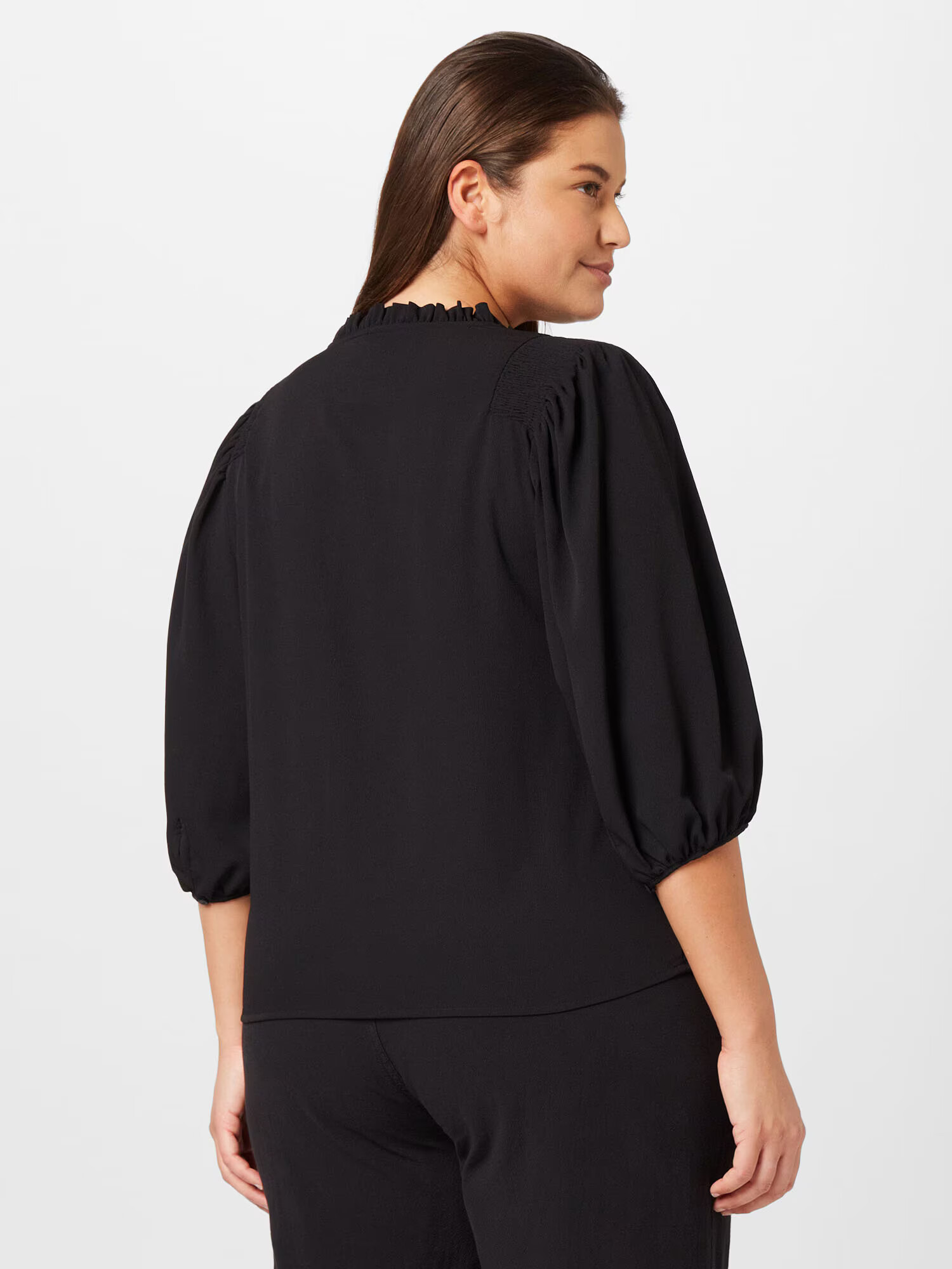 Vero Moda Curve Bluza 'OLIVIA' črna - Pepit.si