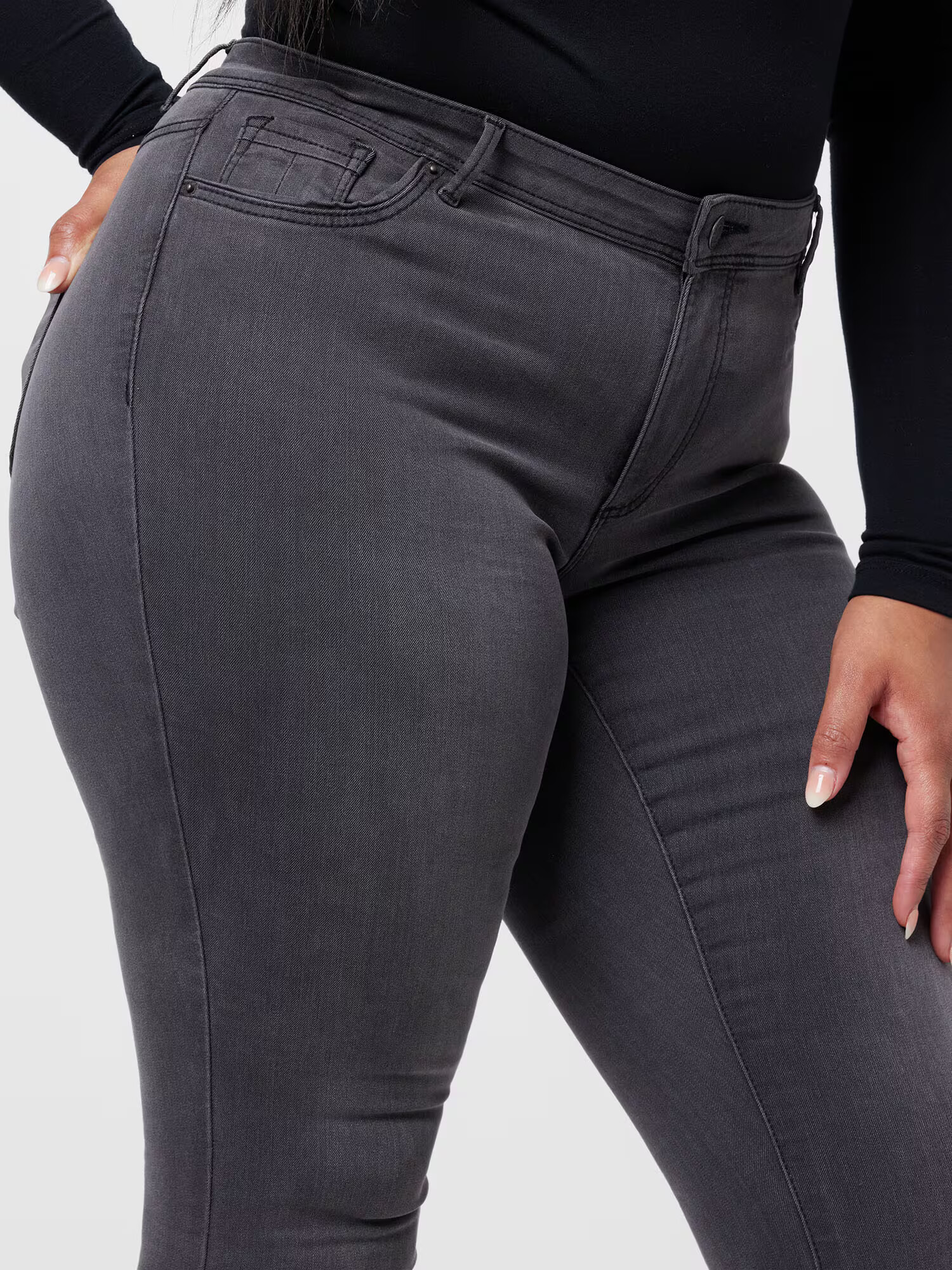 Vero Moda Curve Kavbojke 'FANYA' siv denim - Pepit.si