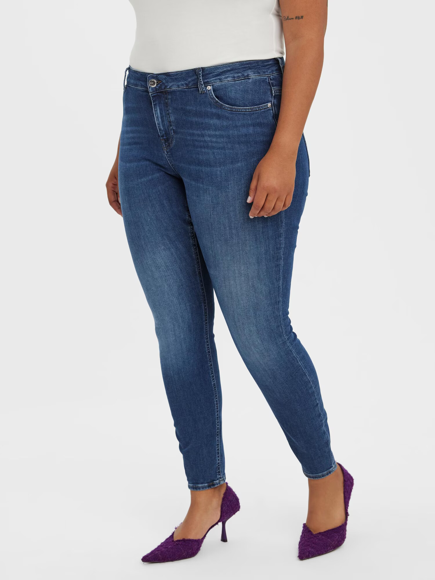 Vero Moda Curve Kavbojke 'Peach' moder denim - Pepit.si