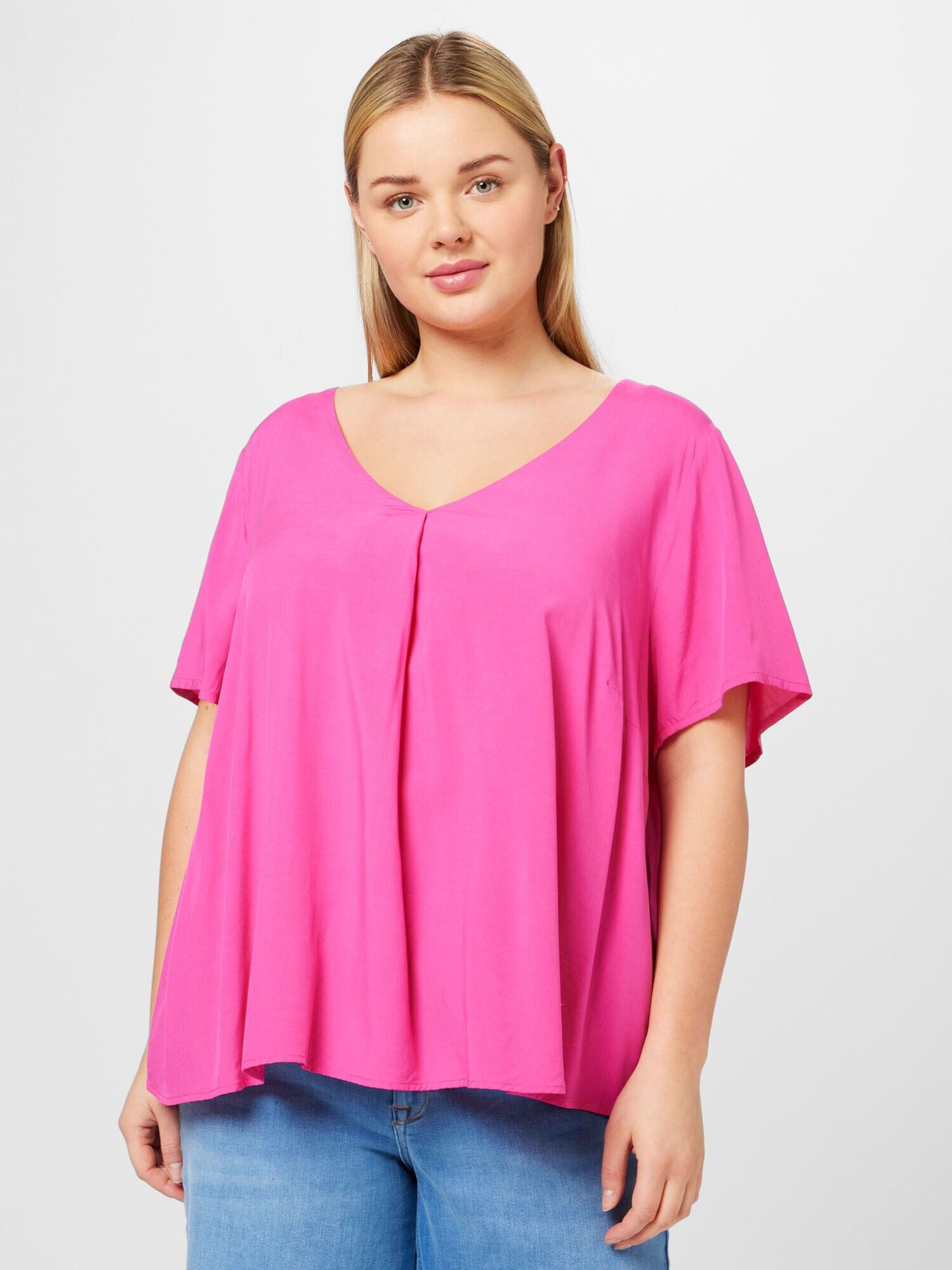 Vero Moda Curve Majica 'BRIT' magenta - Pepit.si