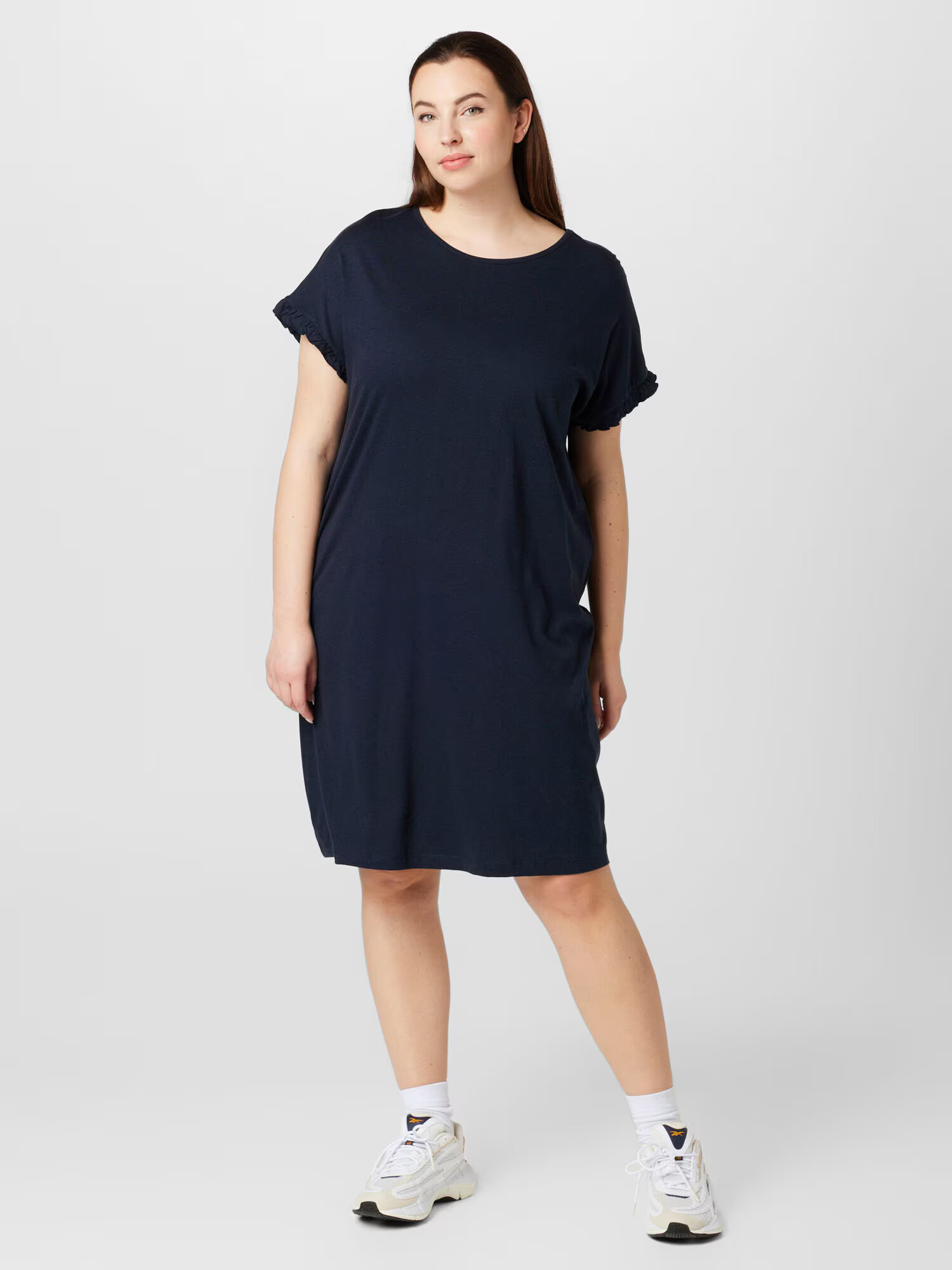 Vero Moda Curve Obleka 'DANA' mornarska - Pepit.si