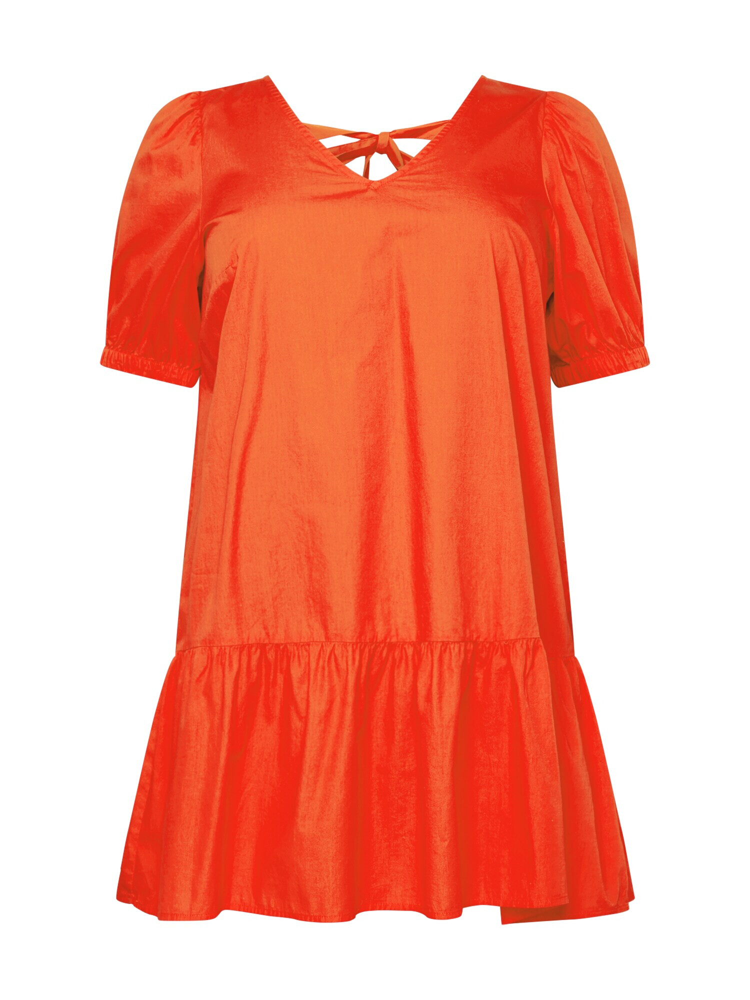 Vero Moda Curve Obleka oranžna - Pepit.si