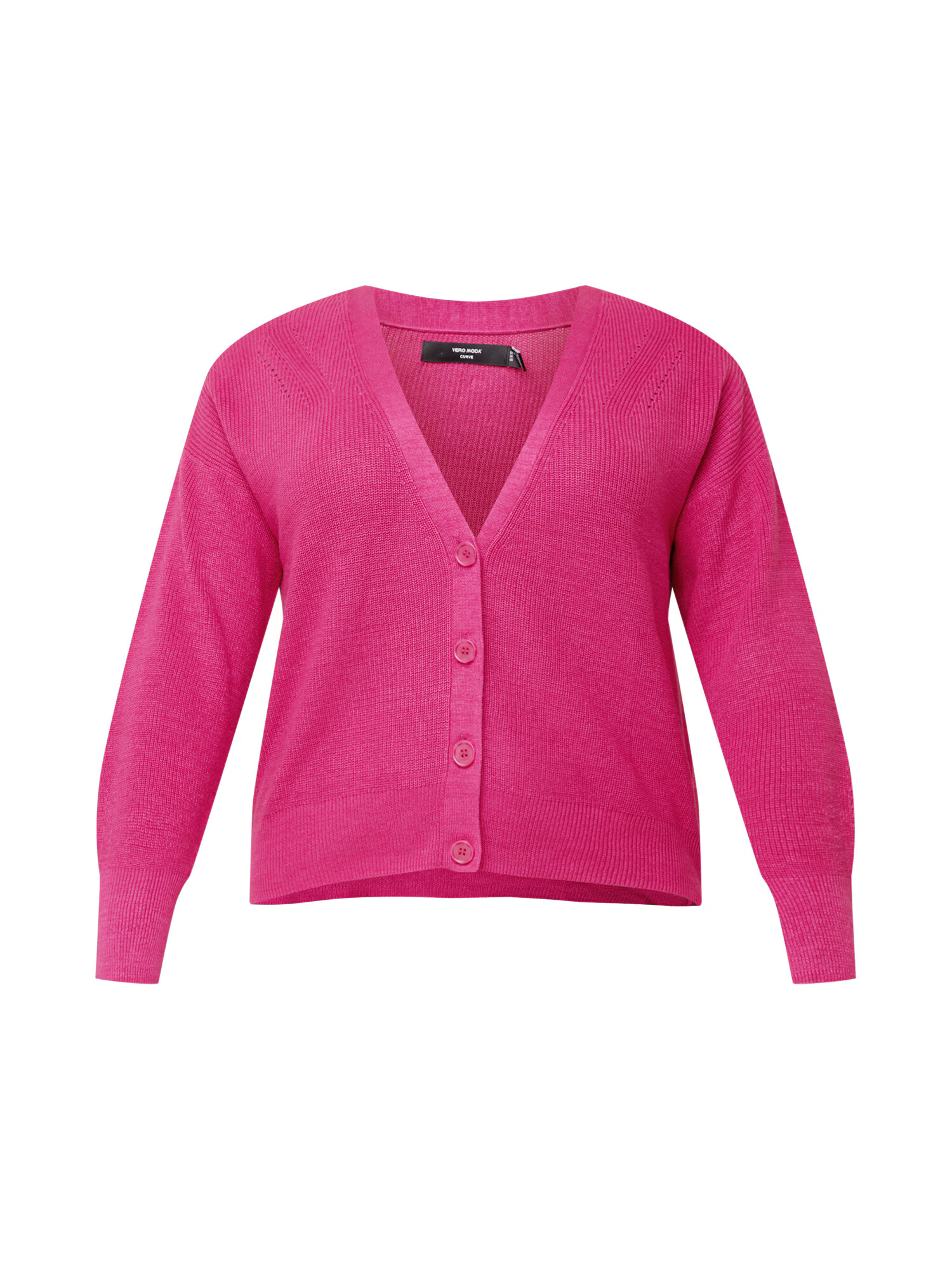 Vero Moda Curve Pletena jopa magenta - Pepit.si