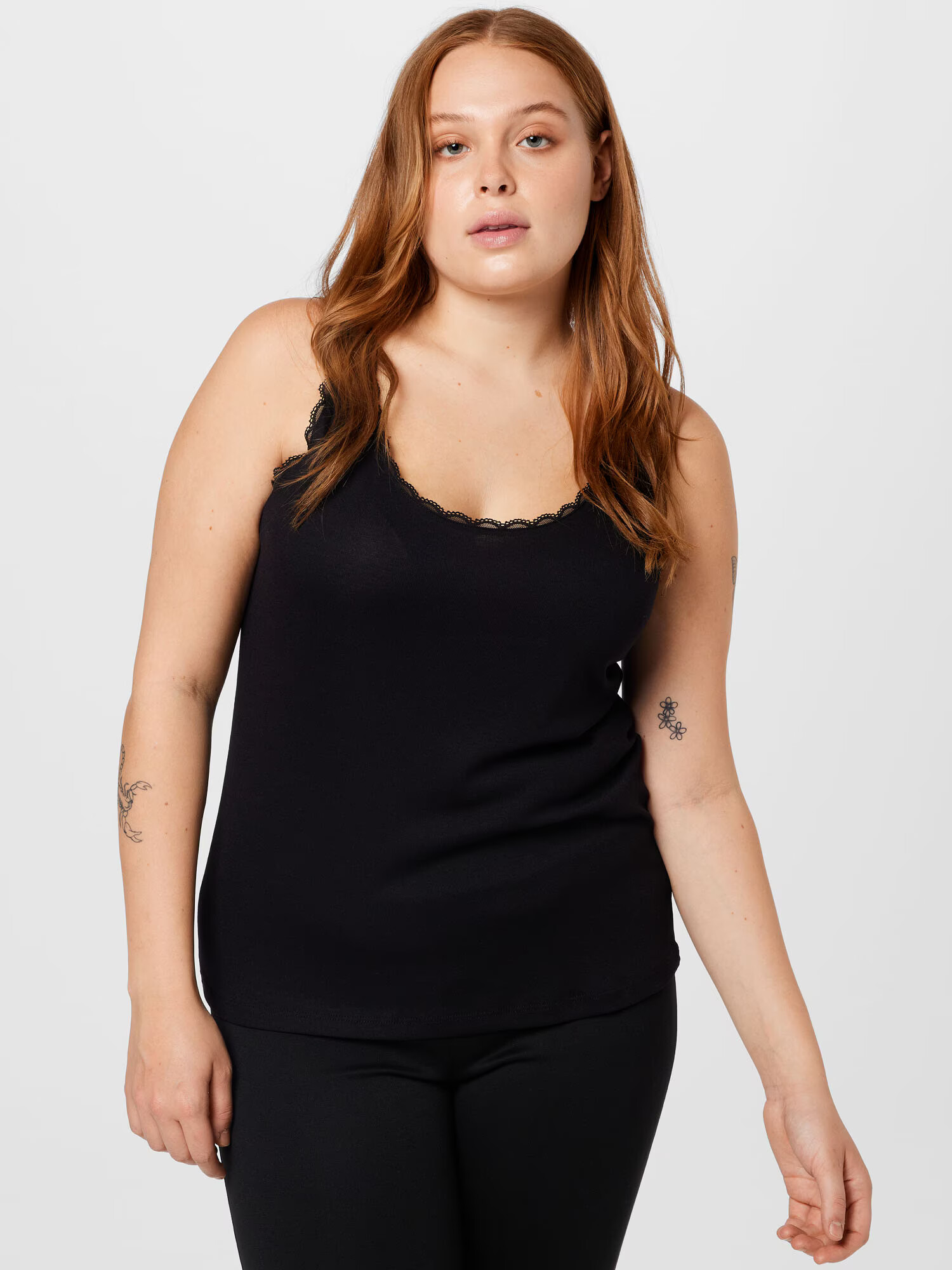 Vero Moda Curve Top črna - Pepit.si