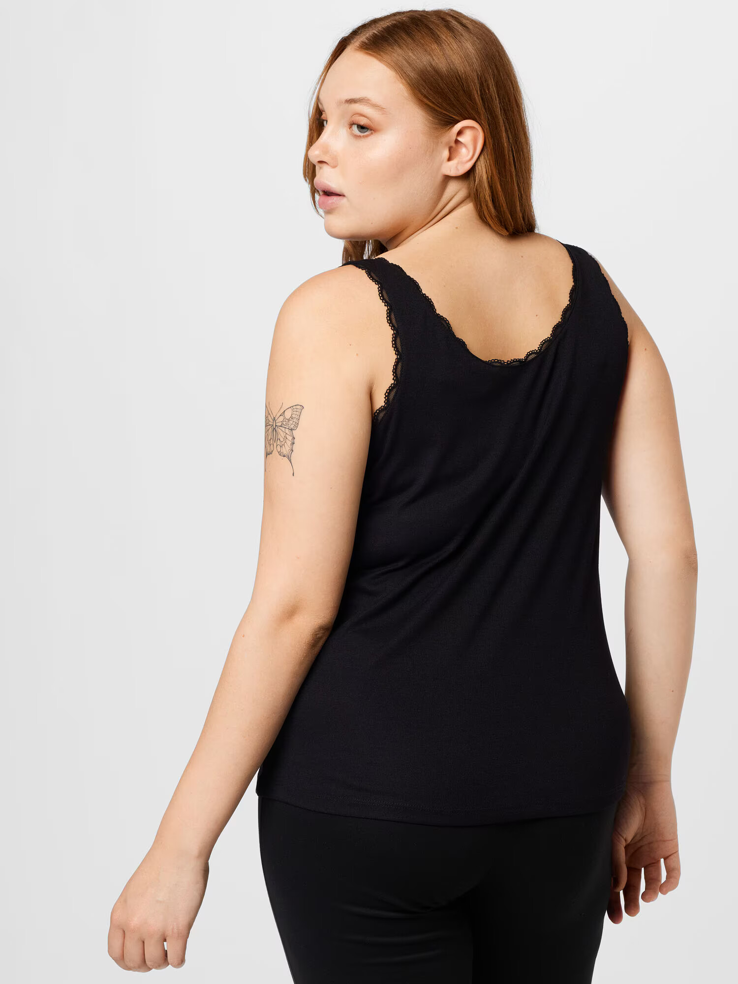 Vero Moda Curve Top črna - Pepit.si