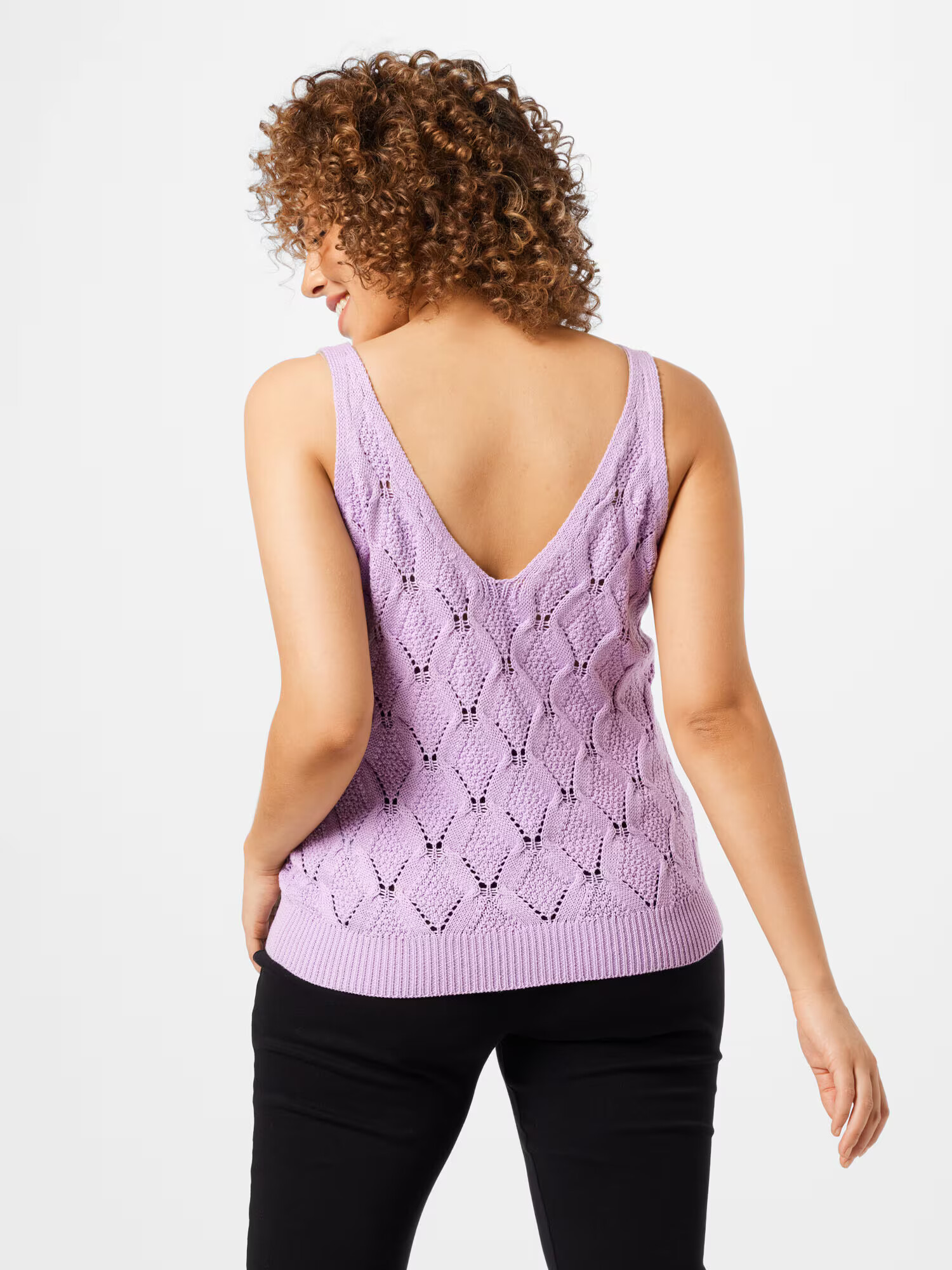 Vero Moda Curve Top z naramnicami 'GABBY' mauve - Pepit.si