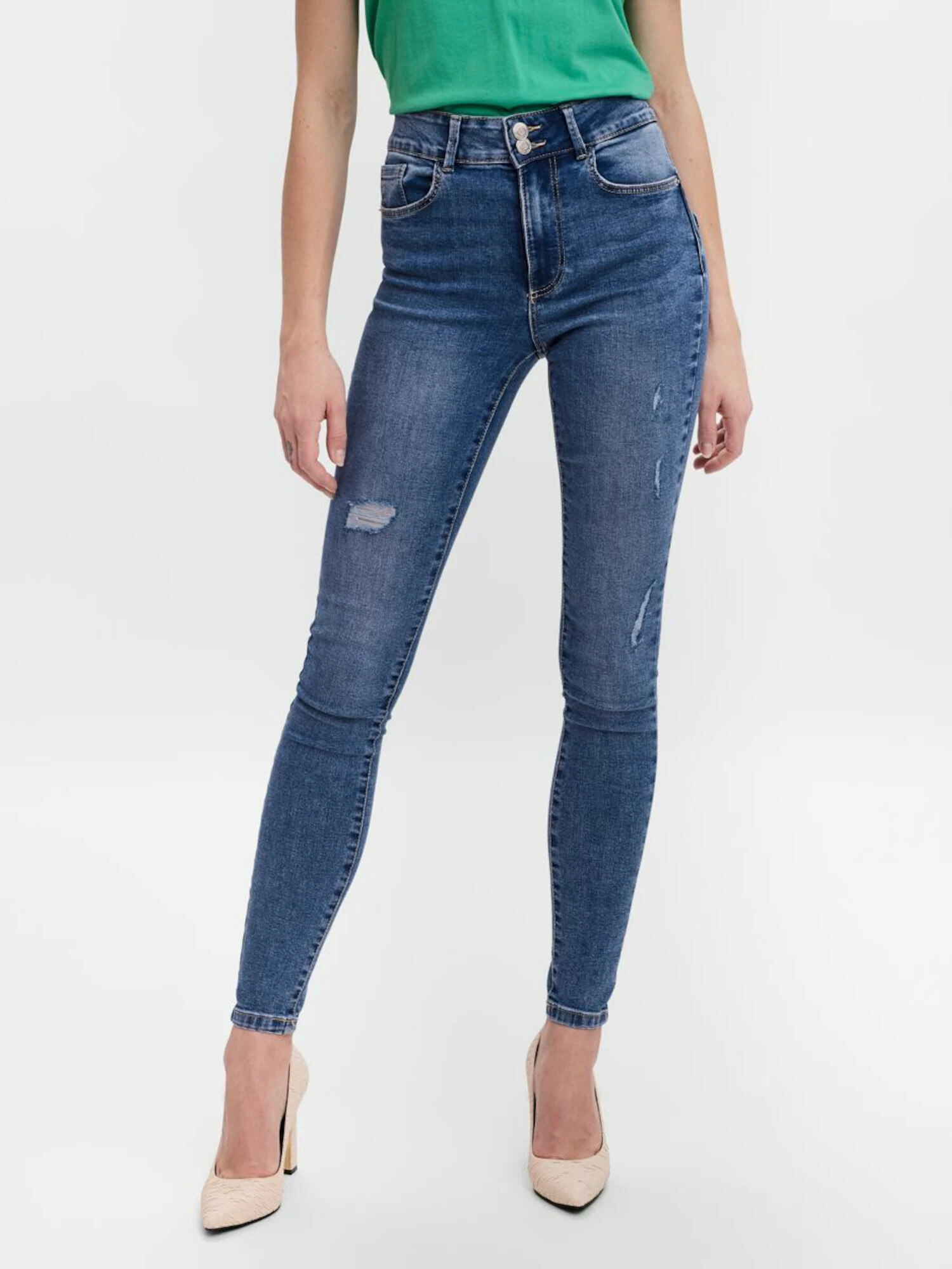 VERO MODA Kavbojke moder denim - Pepit.si